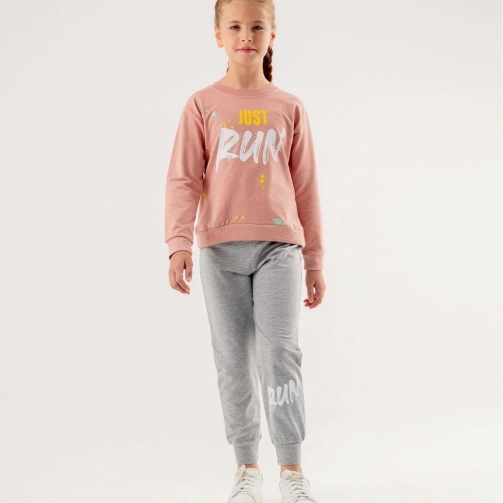 2 ip penye eşofman - Pijama takım 6-9 yaş