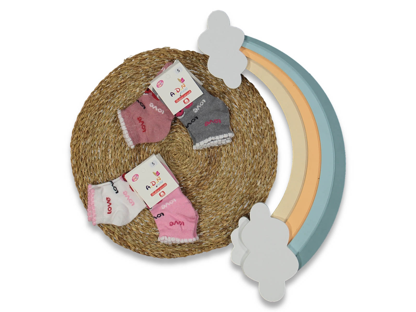 KIZ 5/6 YAŞ ÇOCUK PATİK ÇORAP 