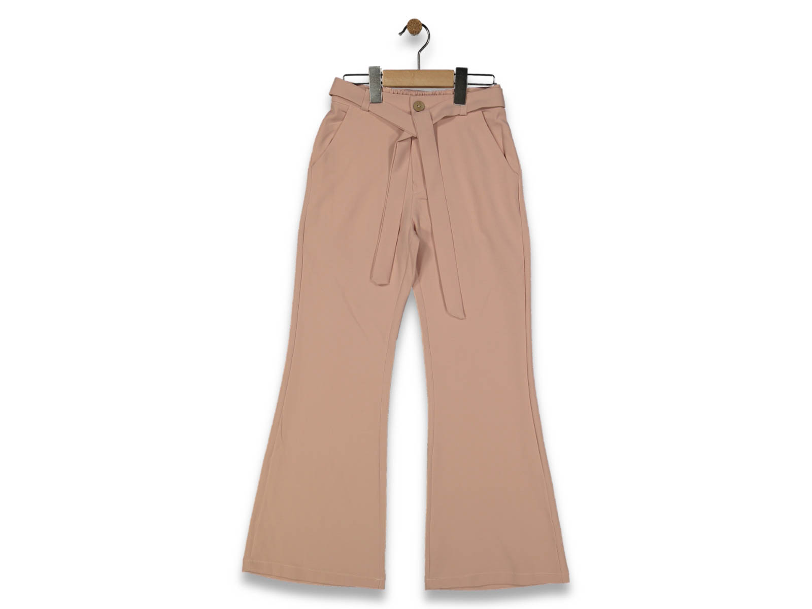 KIZ 10/14 YAŞ BELİ KEMERLİ BOL PAÇA PANTALON