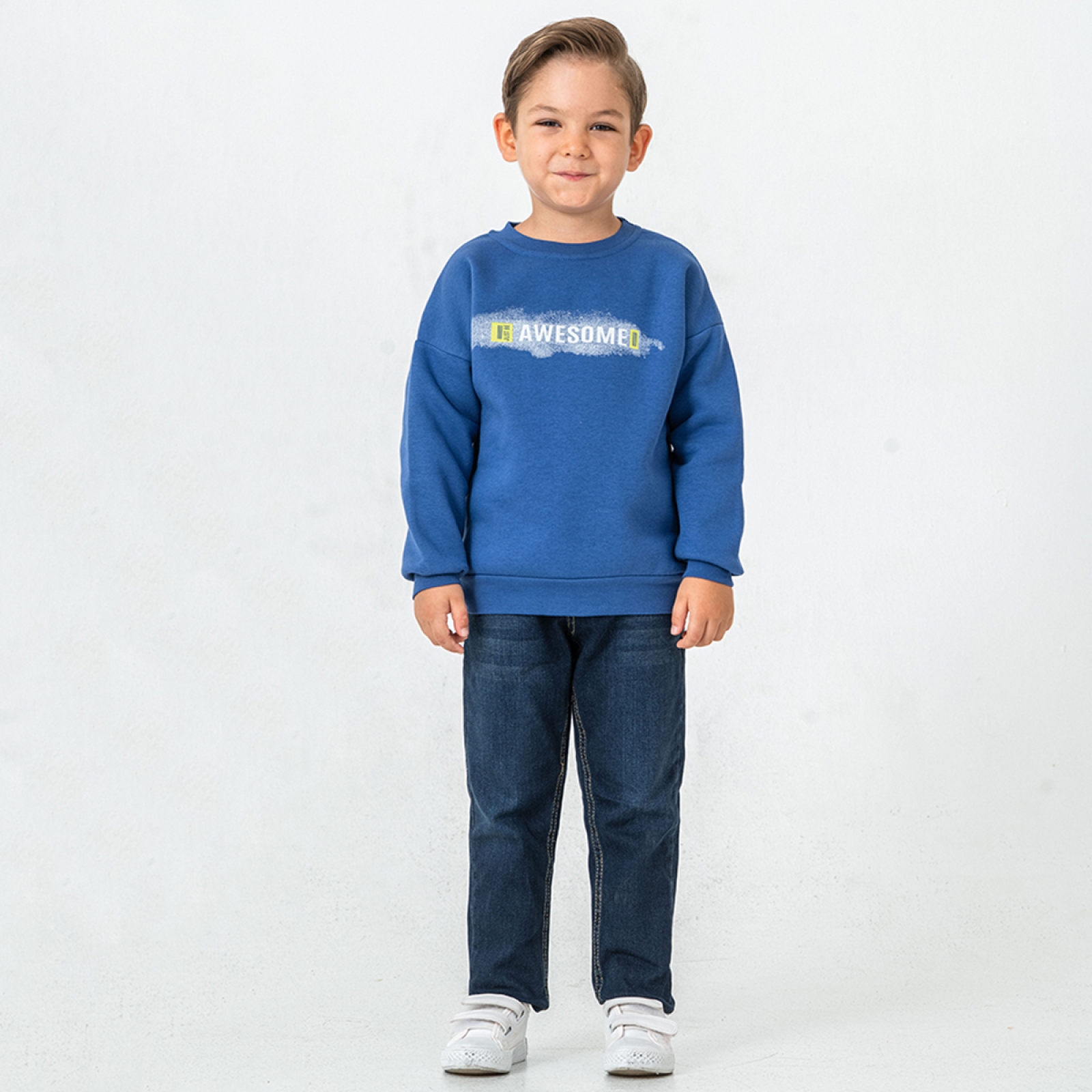 ERKEK ERKEK/ERKEK AY 5-8 yaş erkek sweat 3İP