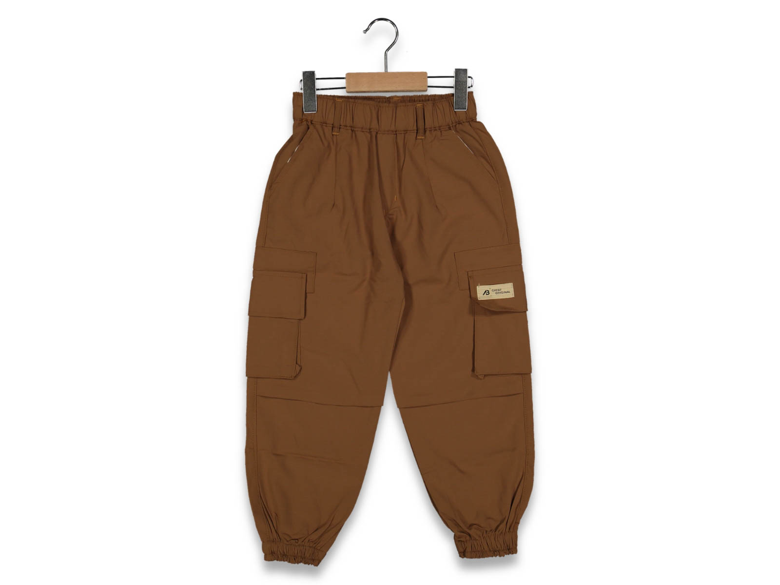 ERKEK 9/12 YAŞ CEBİ ÇİFT RENK PARAŞÜT PANTOLON