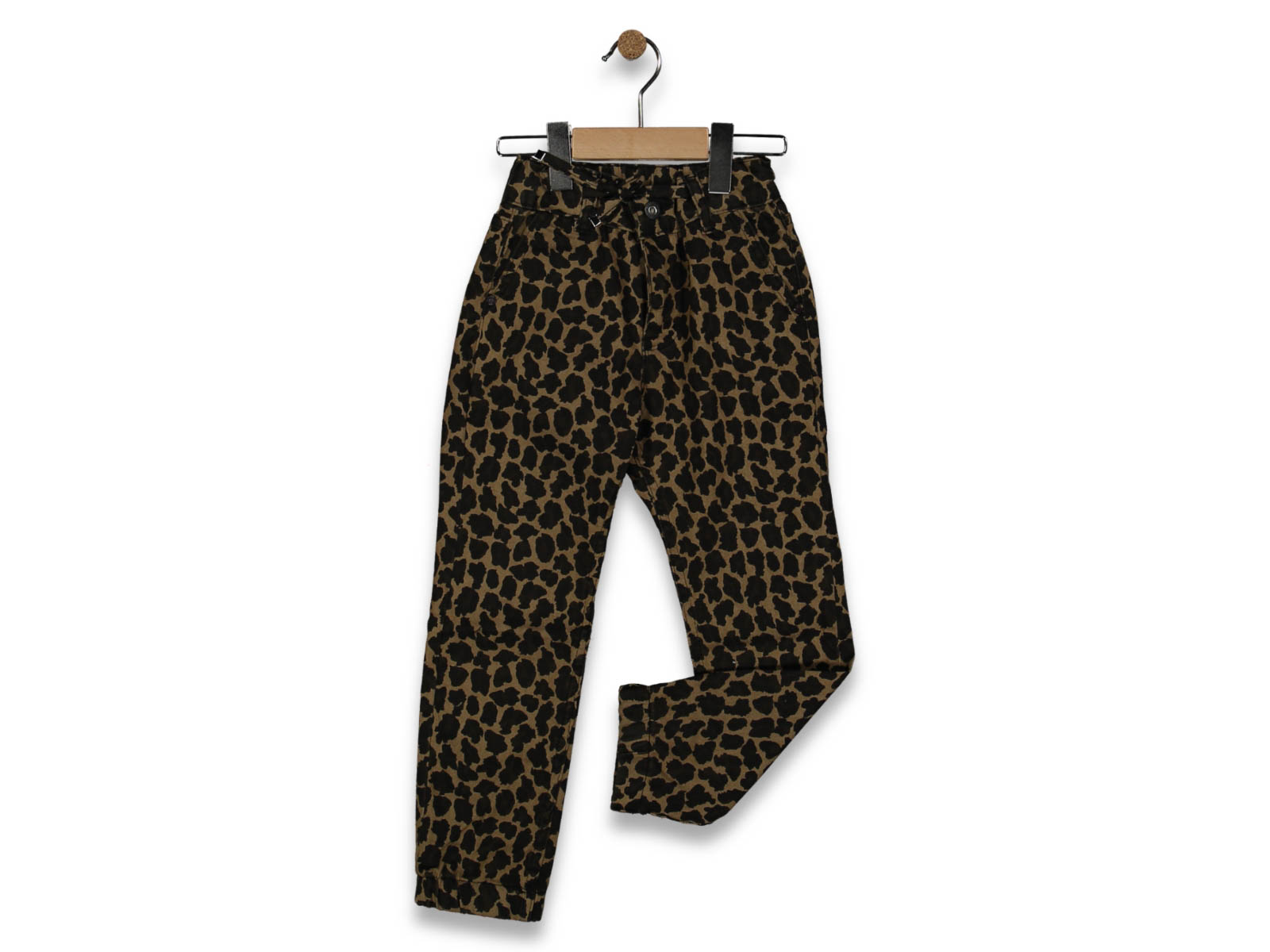 KIZ 3/7 YAŞ LEOPAR JOGER KOT PANTOLON