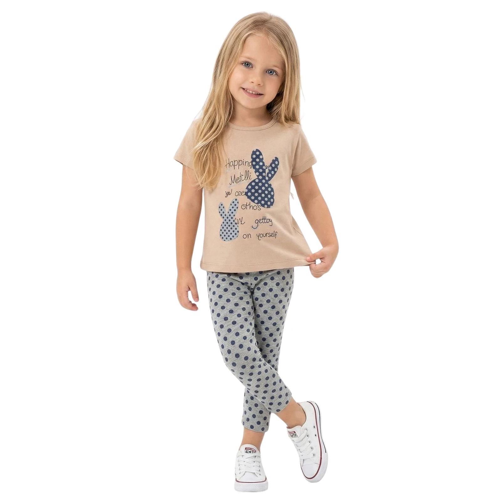 2-5 YAŞ KIZ  BUNNY BASKILI TAKIM