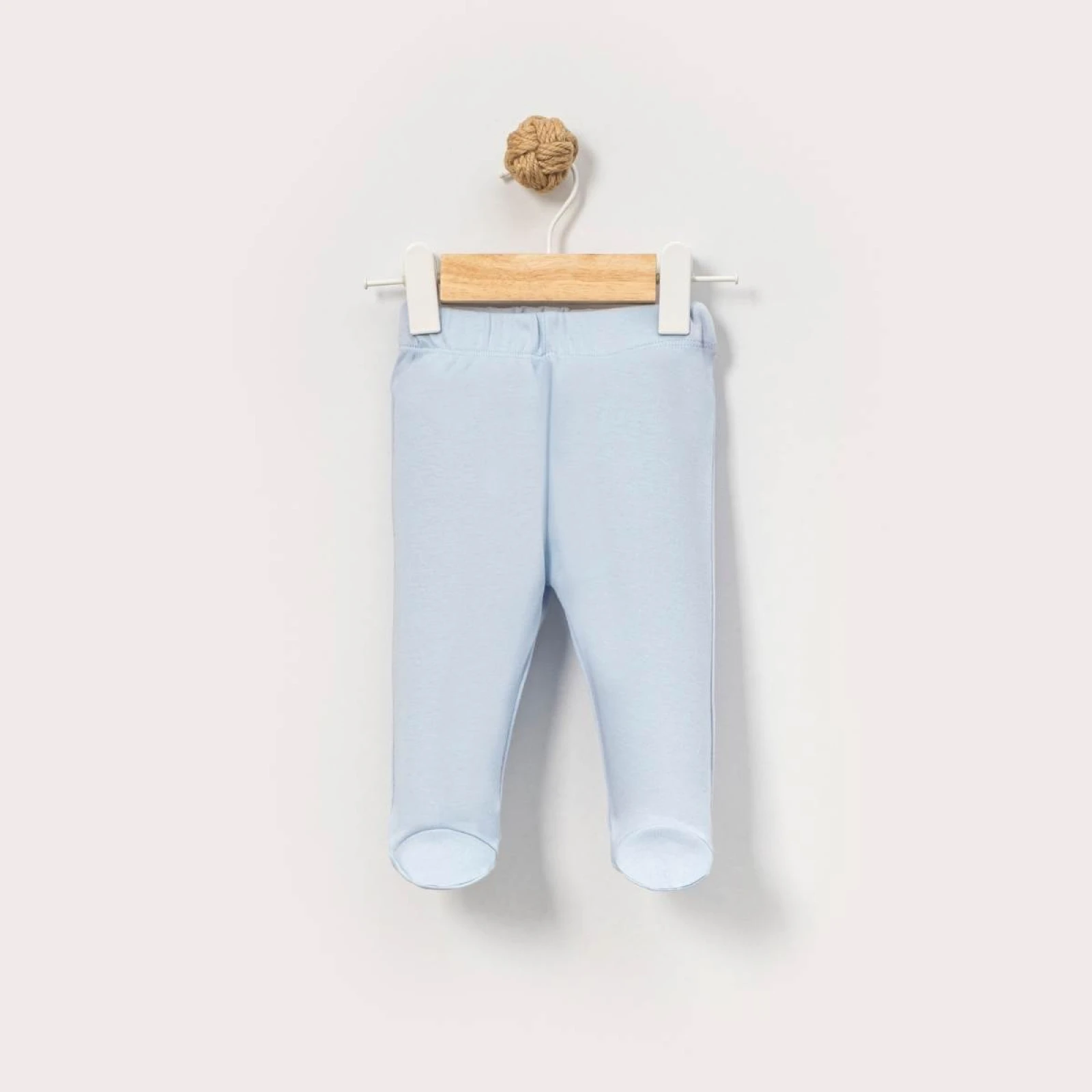 Bebe  beli lastikli Patikli Pantolon 3-6-9-12-18 ay 