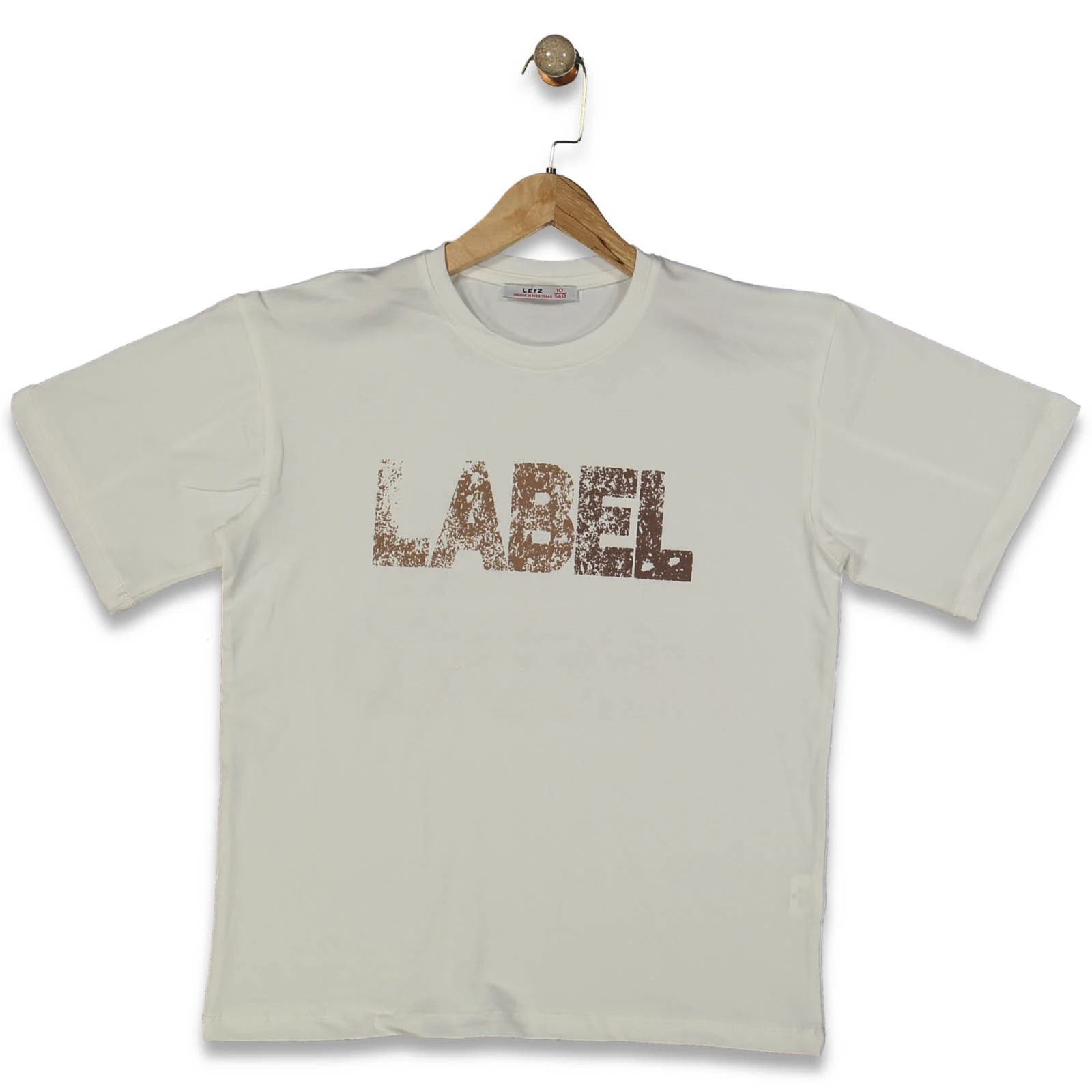 ERKEK 10/14 YAŞ LABEL TİŞÖRT