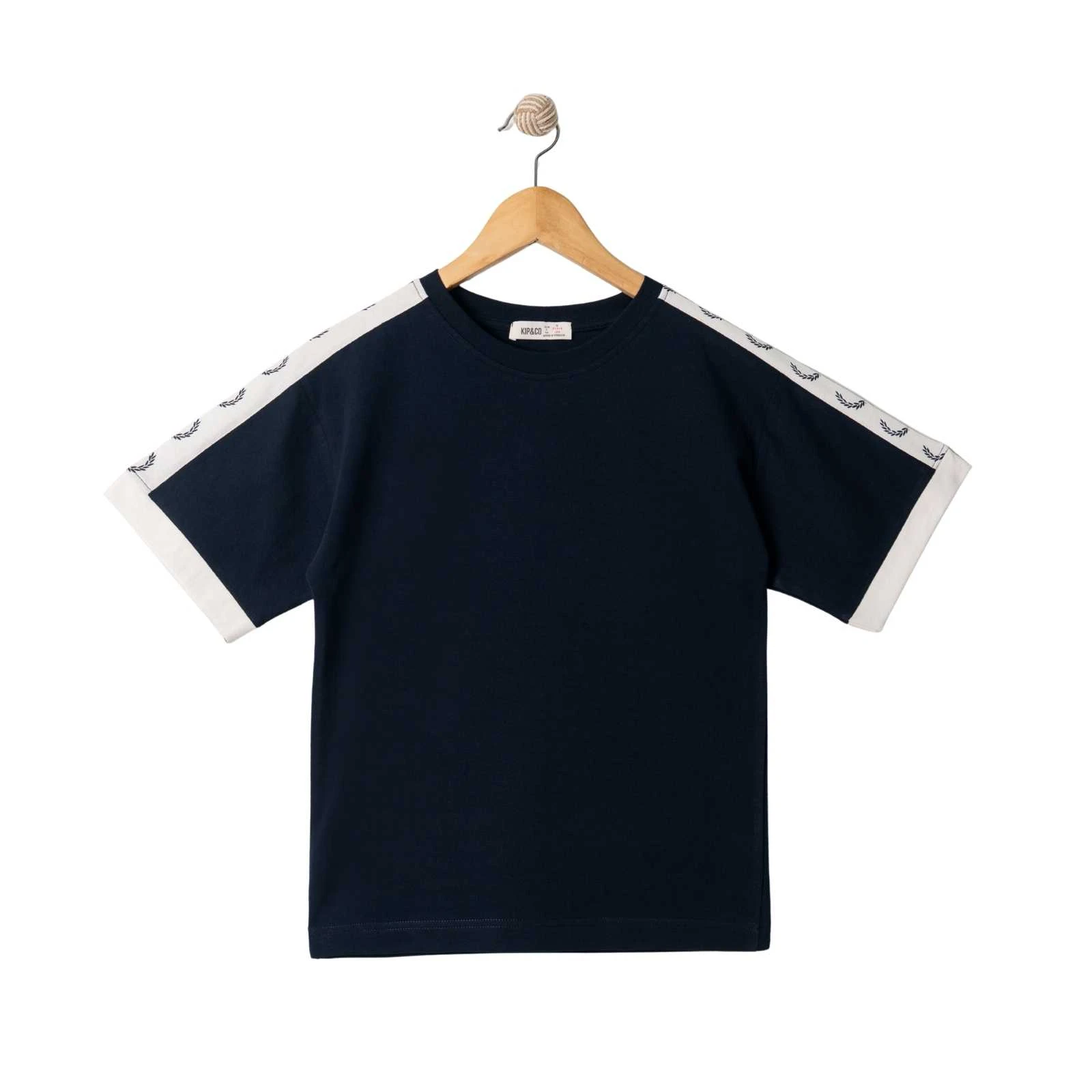 ERKEK 11/14 YAŞ ŞERİT ÇELENK BASKILI T-SHIRT