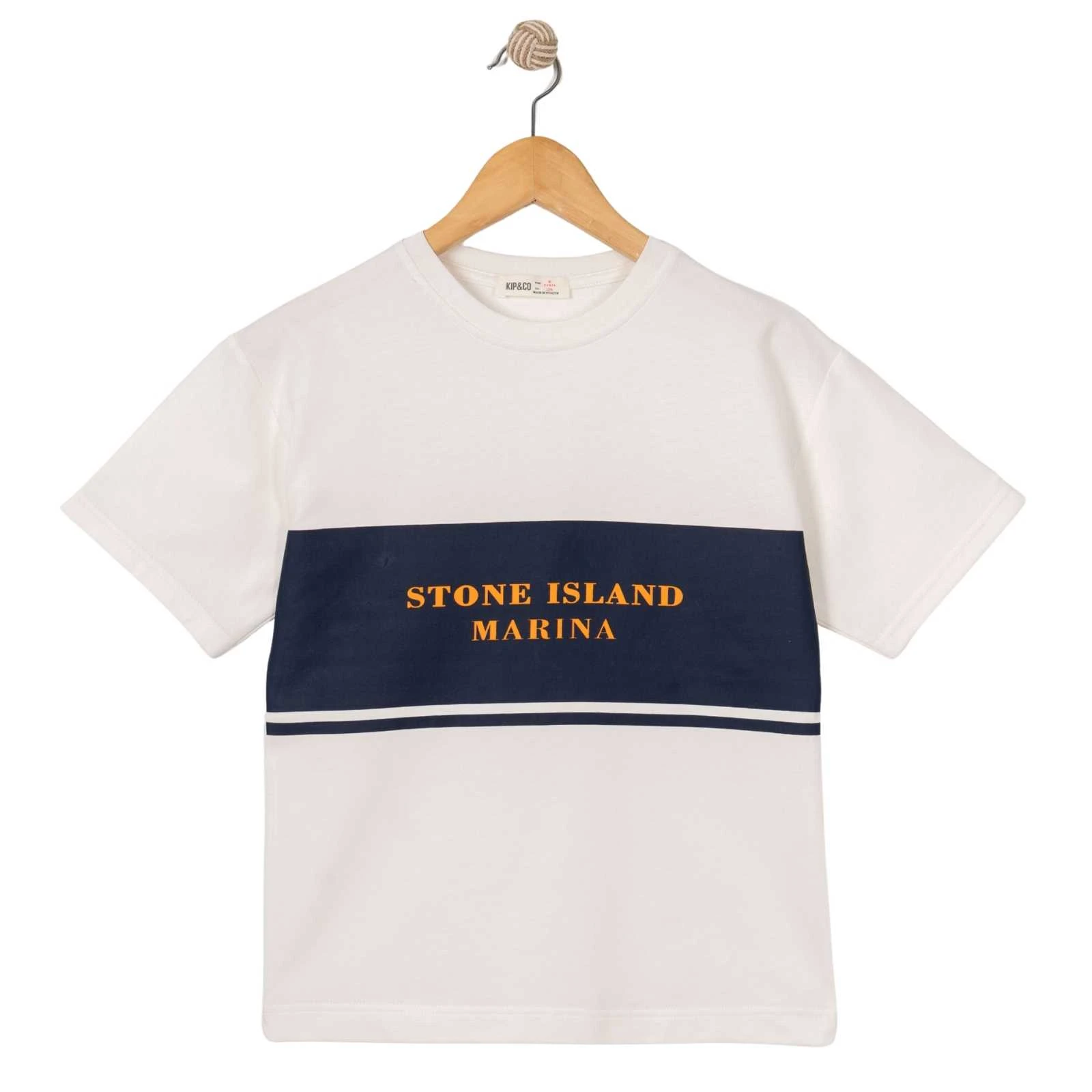 ERKEK 11/14 YAŞ STONE ISLAND BASKILI T-SHIRT