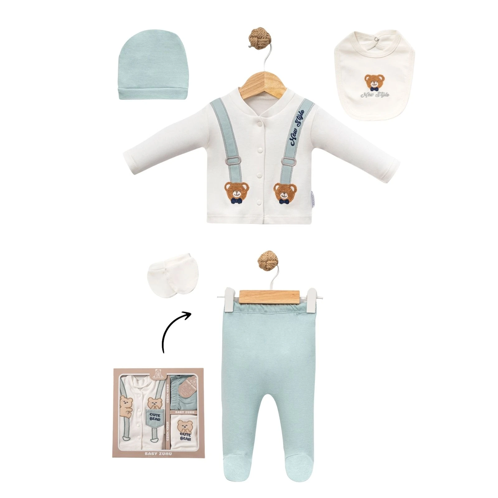 ERKEK 1/3 AY NEW STYLE 5 Lİ SET