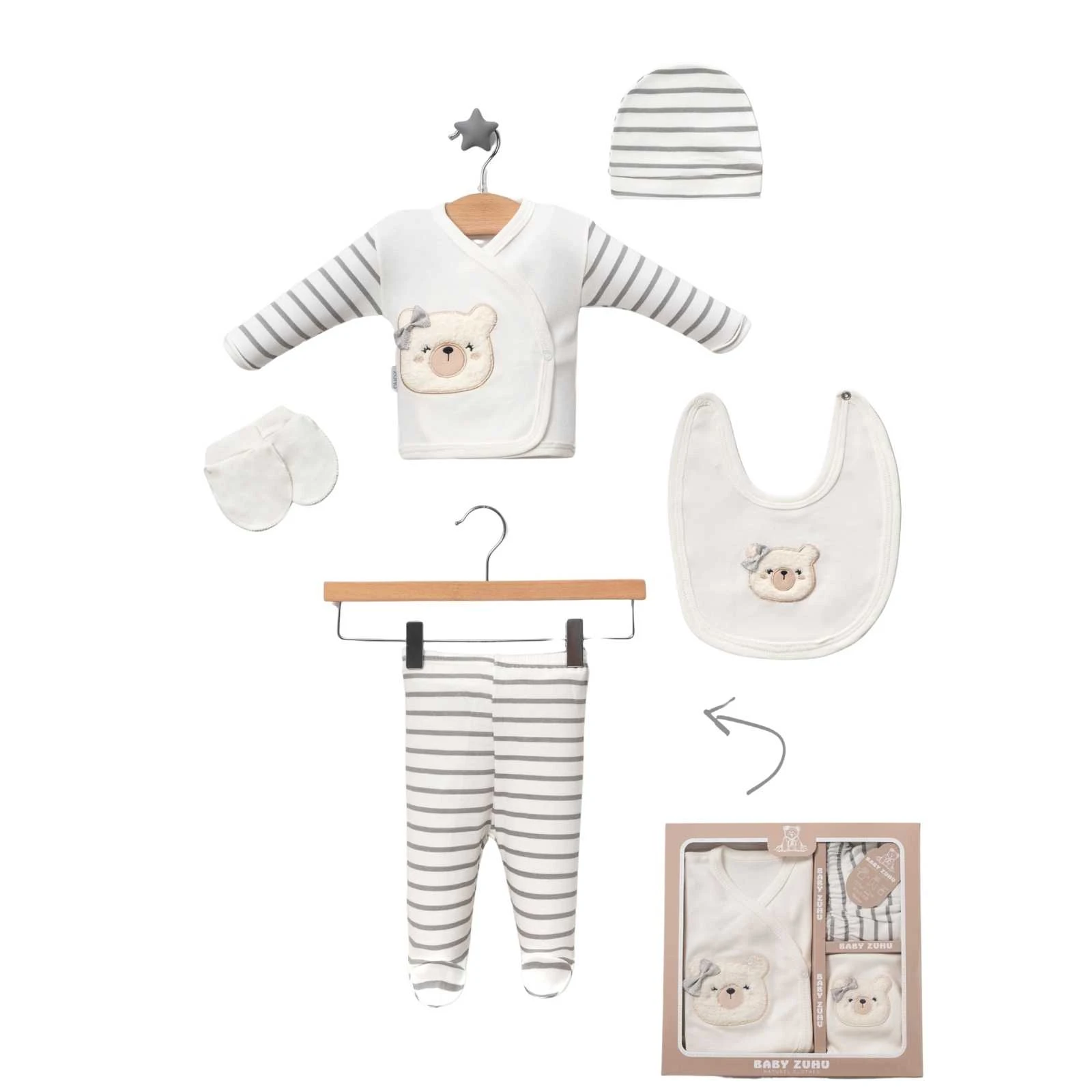 ERKEK 1/3 AY ONLY BEAR 5 Lİ SET