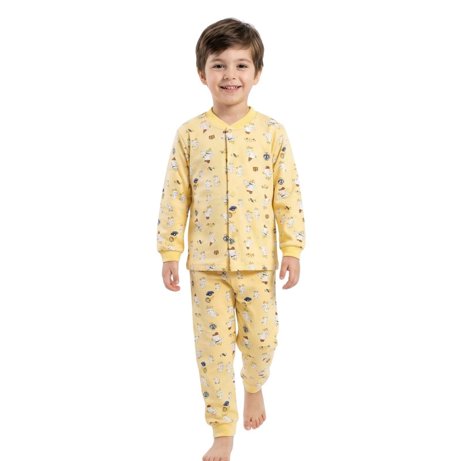 ERKEK 3/6 YAŞ ÖRDEKLİ PİJAMA TAKIM