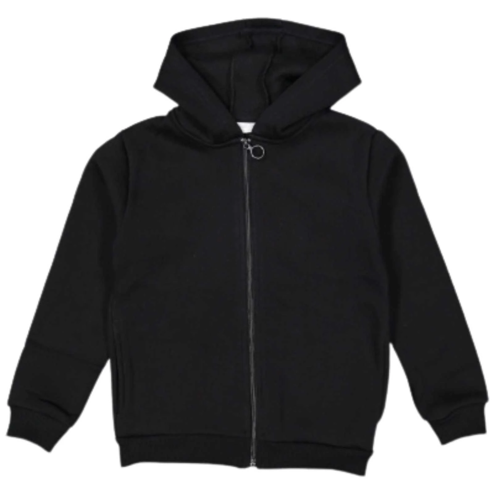 ERKEK 7/10 YAŞ KAPŞONLU FERMUARLI 3İP SWEAT HIRKA