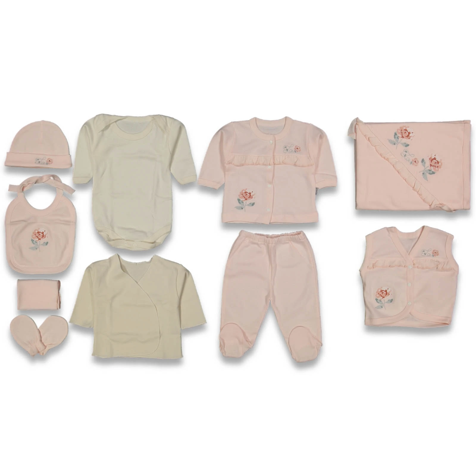 KIZ 1/3 AY GÜLLÜ TONTON 10LU SET