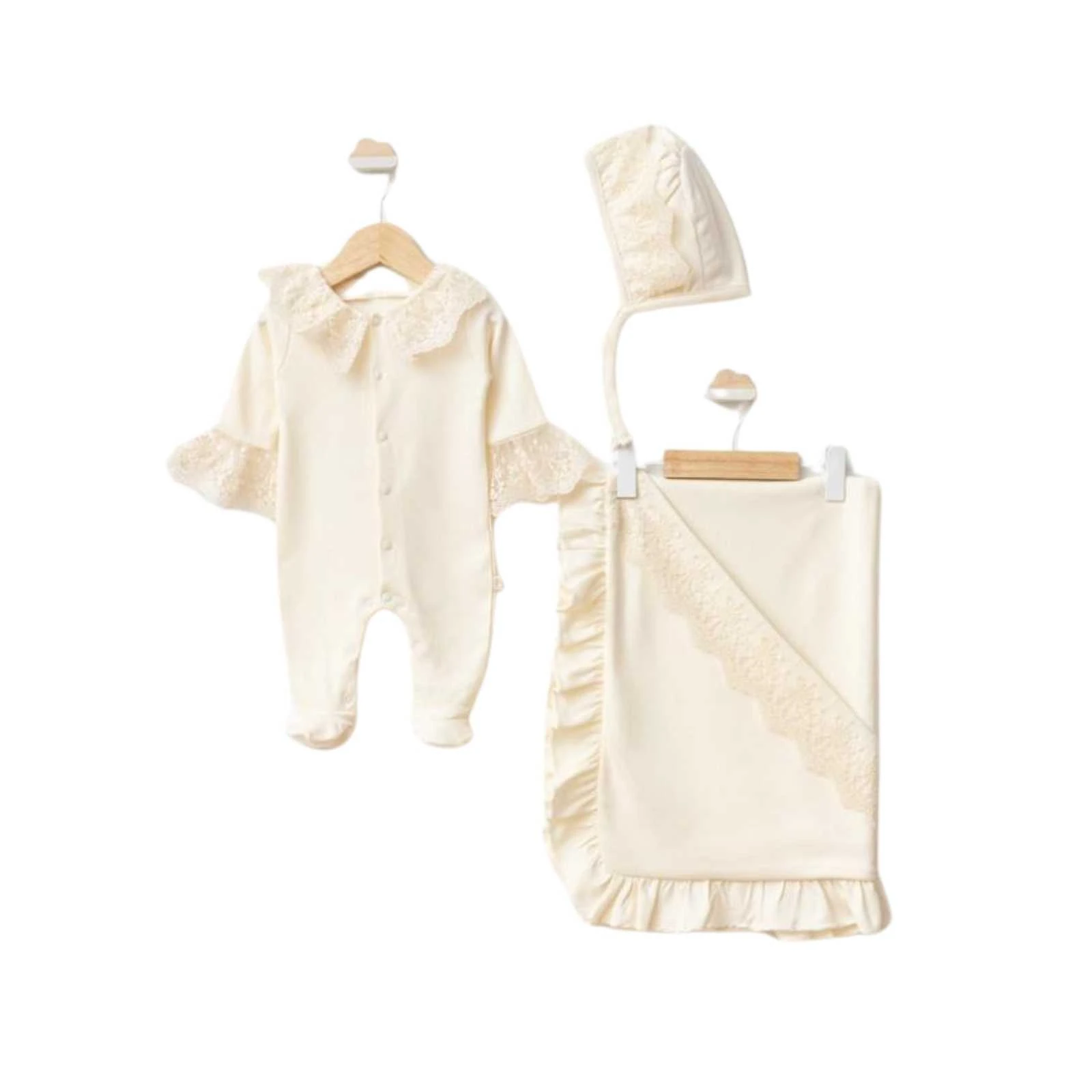 KIZ 3/3 AY YAKA KOL DANDELLİ 4 LÜ SET