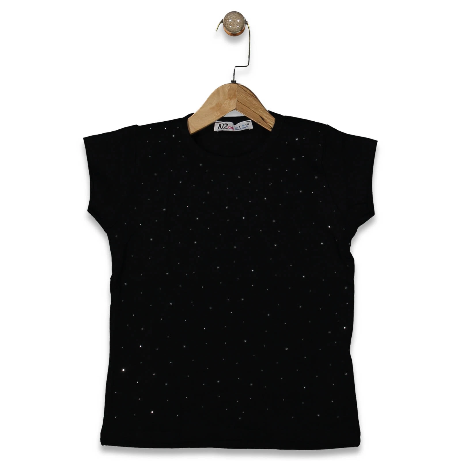 KIZ 3/7 YAŞ KISA KOL SERPME TAŞLI  BADY 
