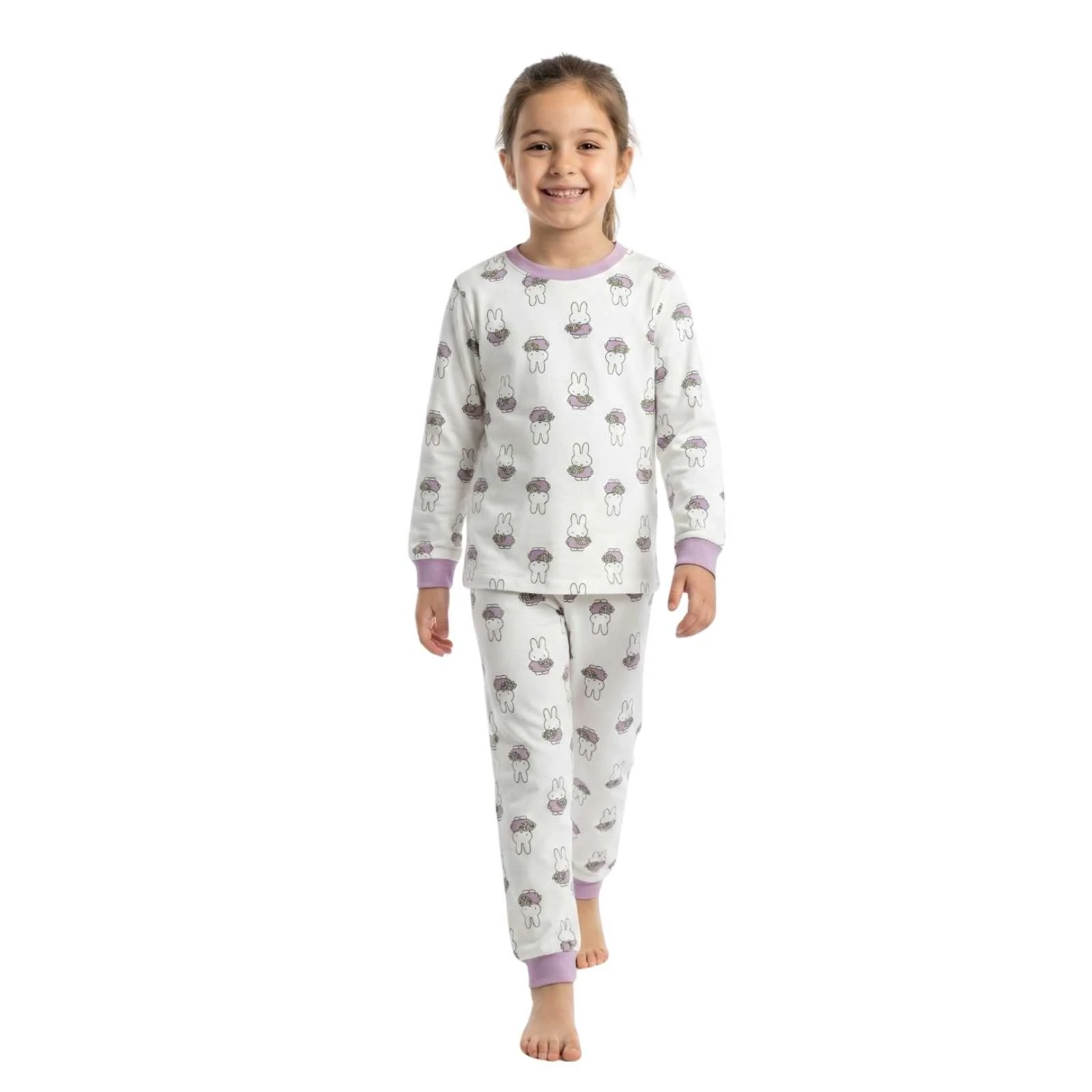 KIZ 7/9 YAŞ KULAKLI TAVŞAN PJAMA TAKIM