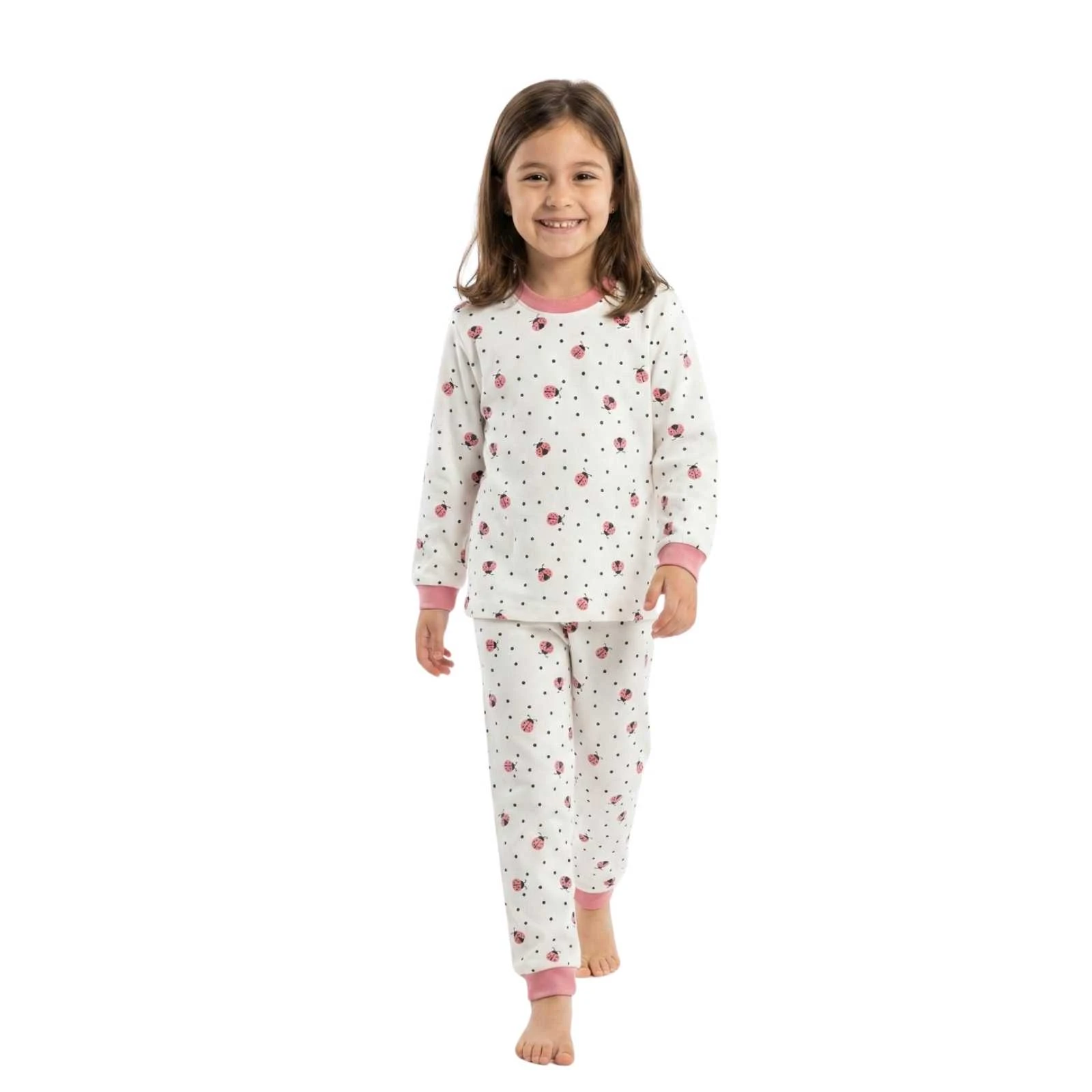 KIZ 7/9 YAŞ UĞUR BÖCEKLİ PJAMA TAKIM