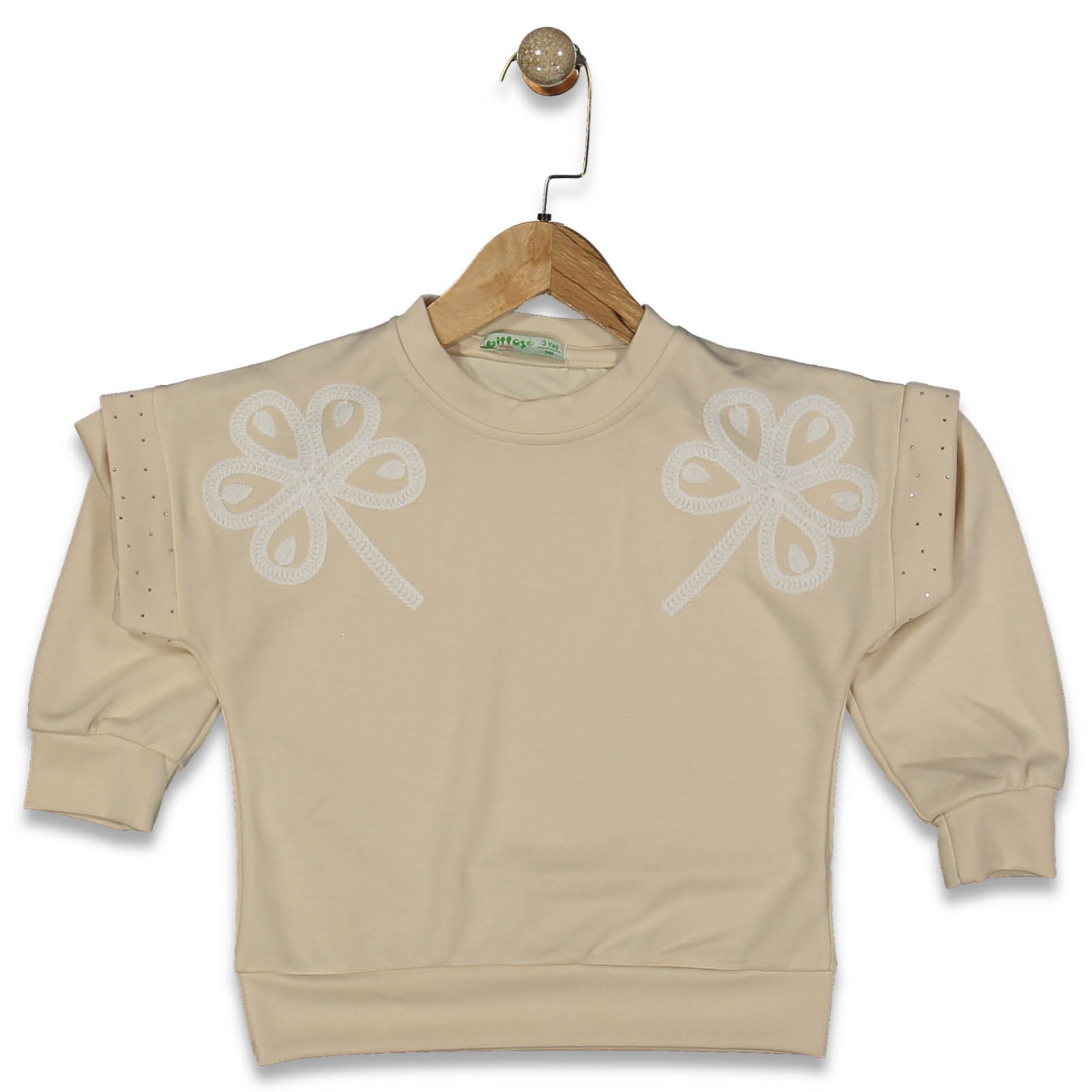 KIZ 8/12 YAŞ ÇİÇEK BASKILI SWEAT
