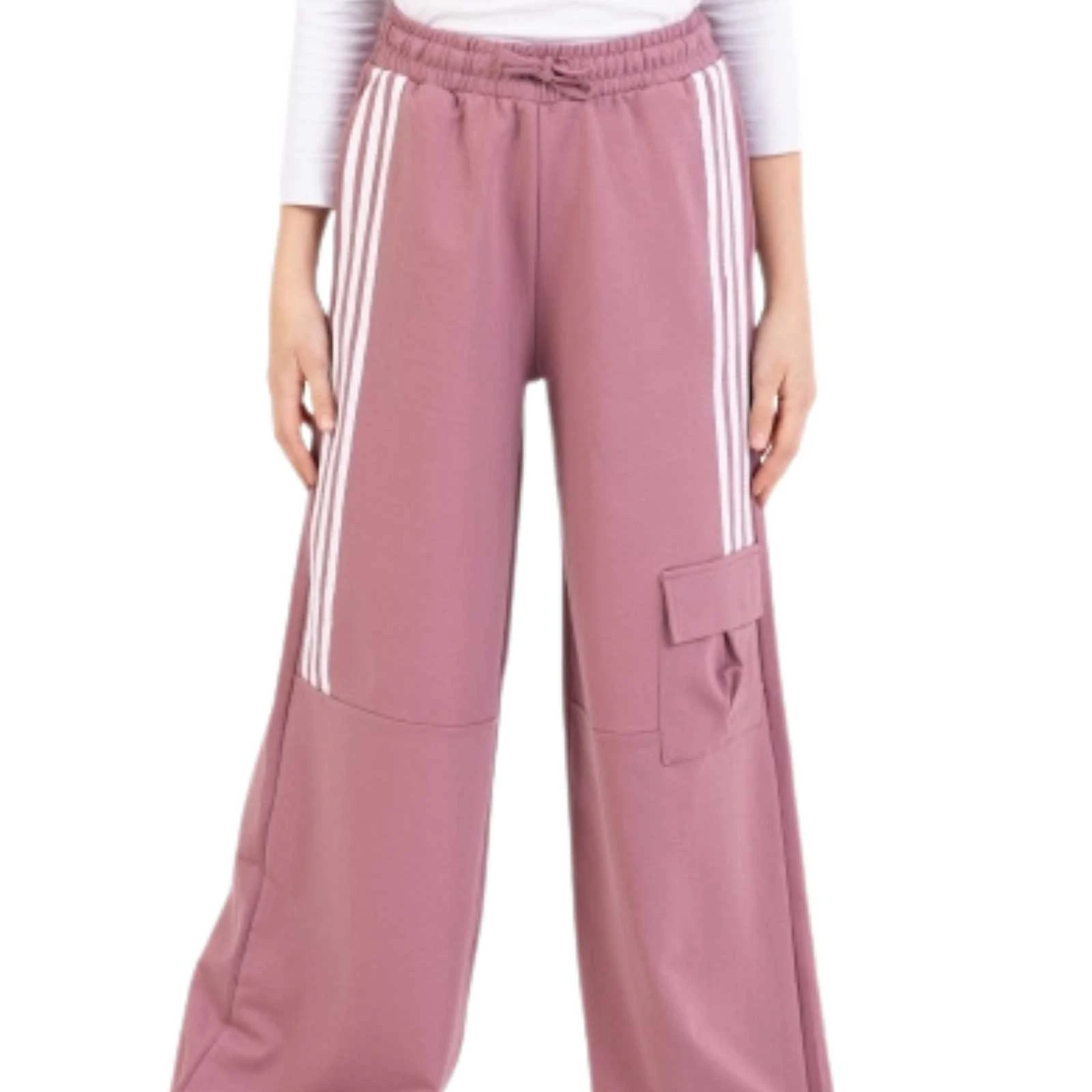 KIZ 9/12 YAŞ KARGO CEPLİ ŞERİTLİ BAGGY FIT TEK ALT