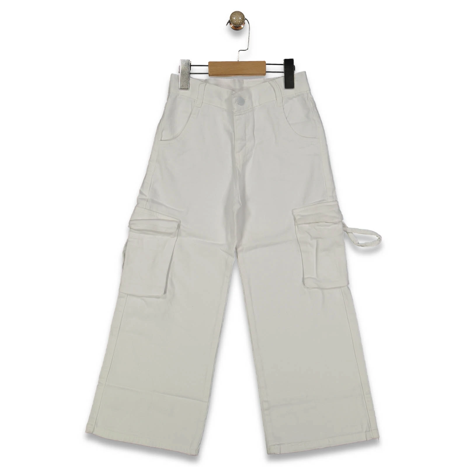 KIZ 9/12 YAŞ  KLASİC KESİM KETEN PANTOLON