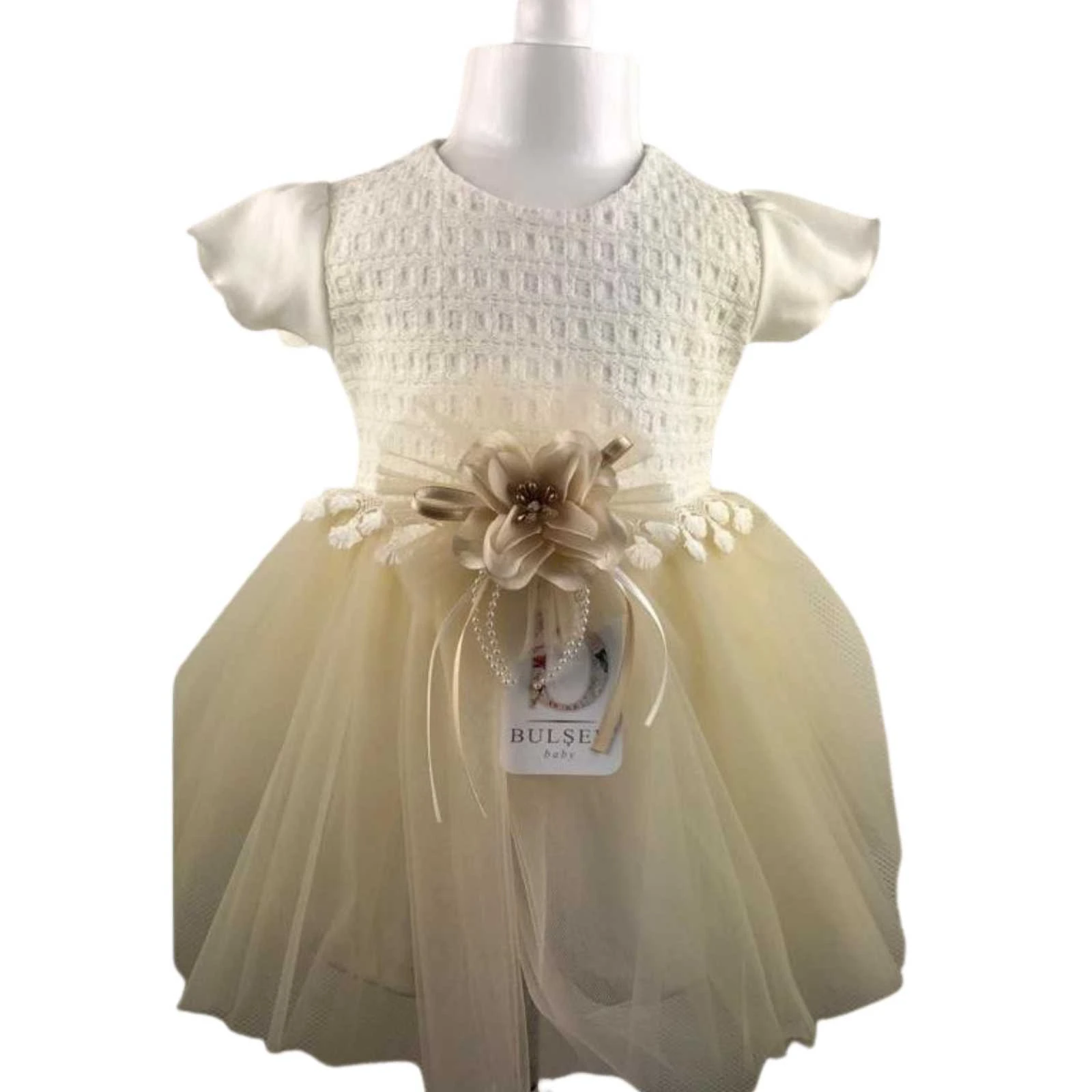 KIZ 9/18 AY YAZLIK KULE DANTELLİ ELBİSE