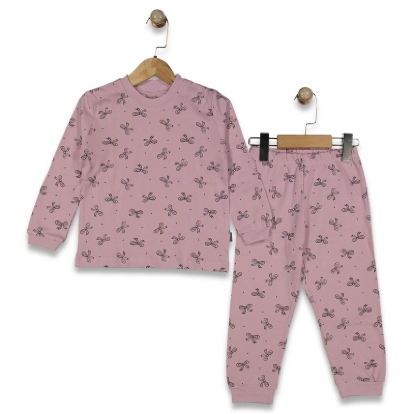 KIZ 9/24 AY FİYONKLU PJAMA TAKIM