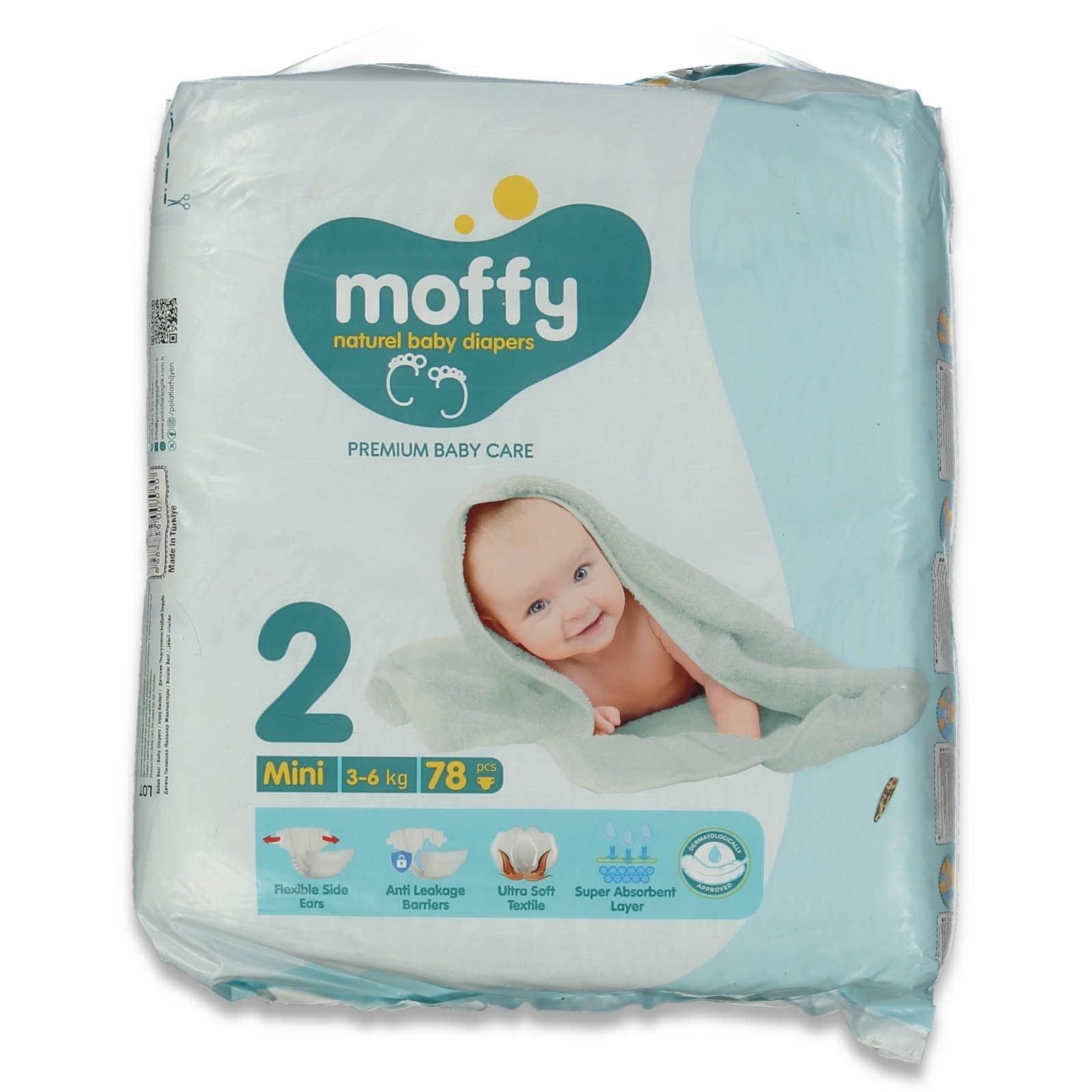 MOFFY JUMBO NO:2 3/6 KG (78 PCS X 4)