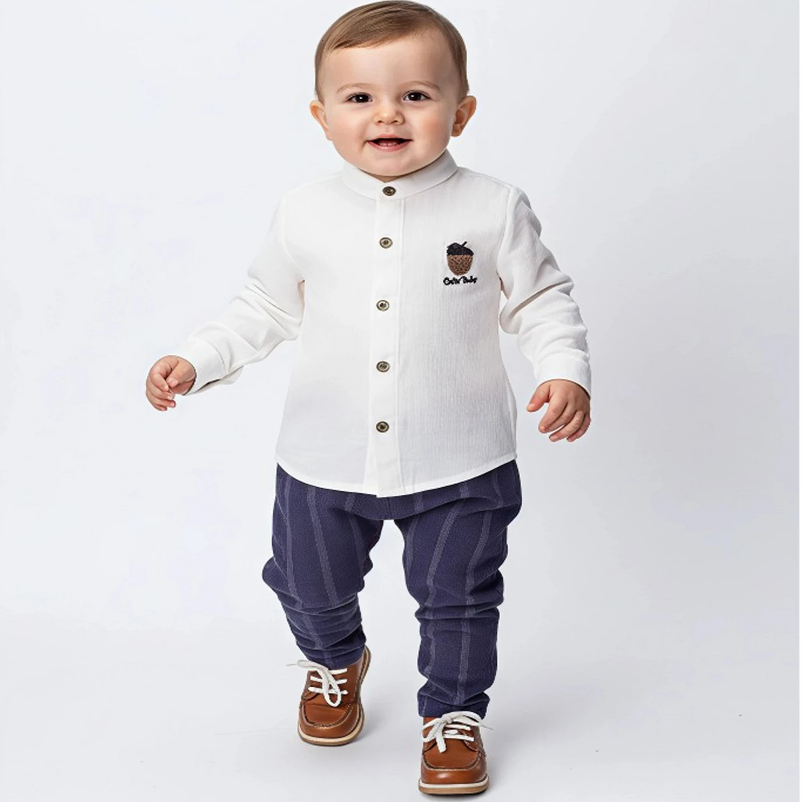 MÜSLİN TAKIM CUTE BABY NAKIŞLI