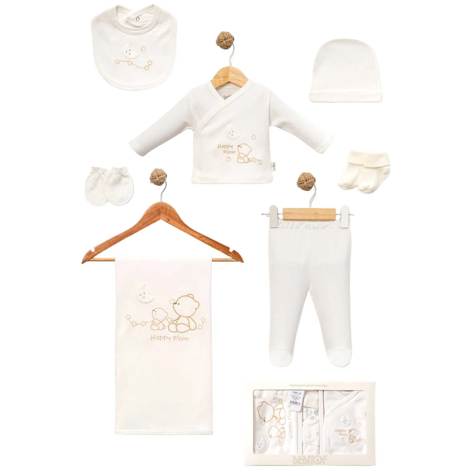 UNISEX 1/1 AY HAPPY MOON 7Lİ ZIBIN SETİ