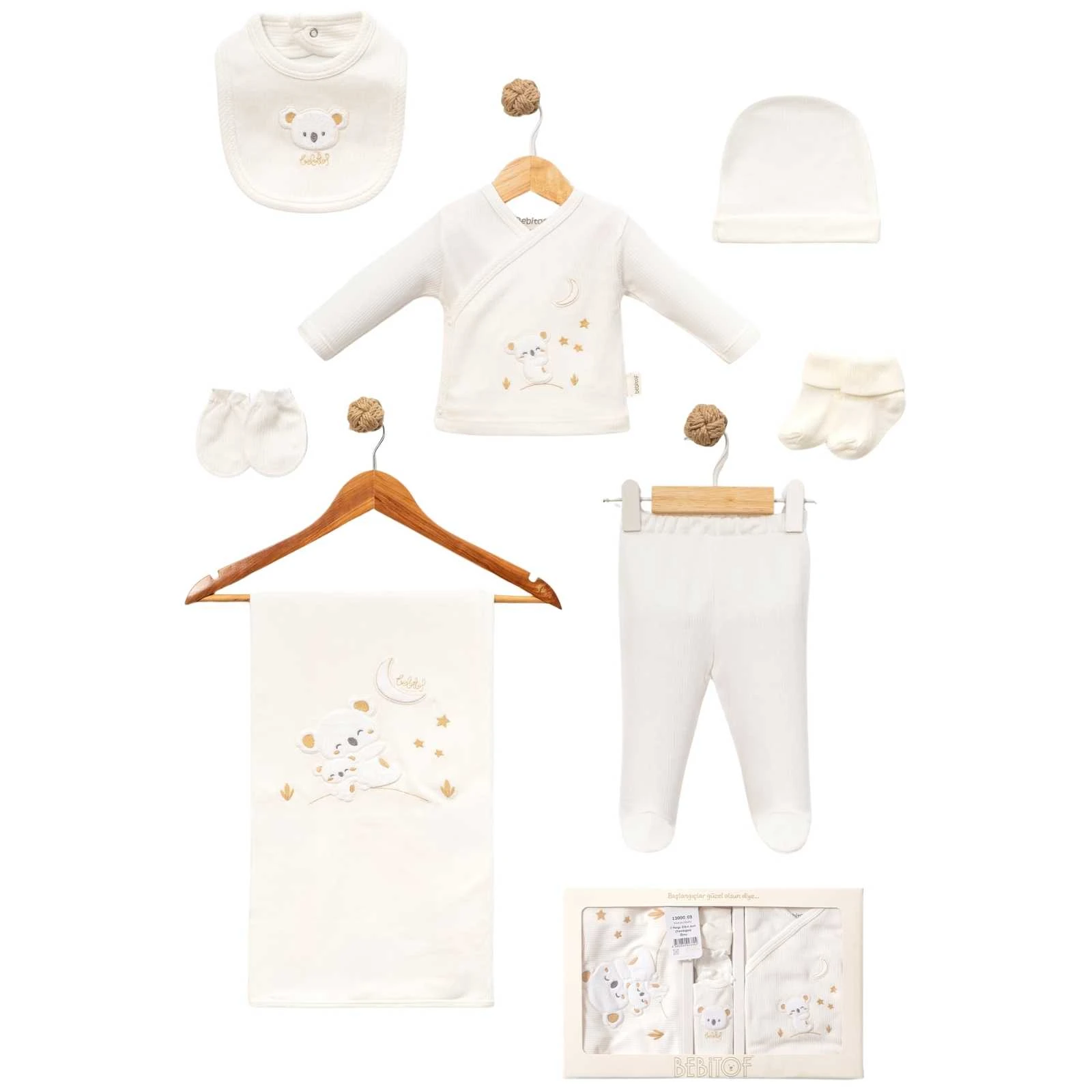 UNISEX 1/1 AY YAVRULU KOALA 7Lİ ZIBIN SETİ