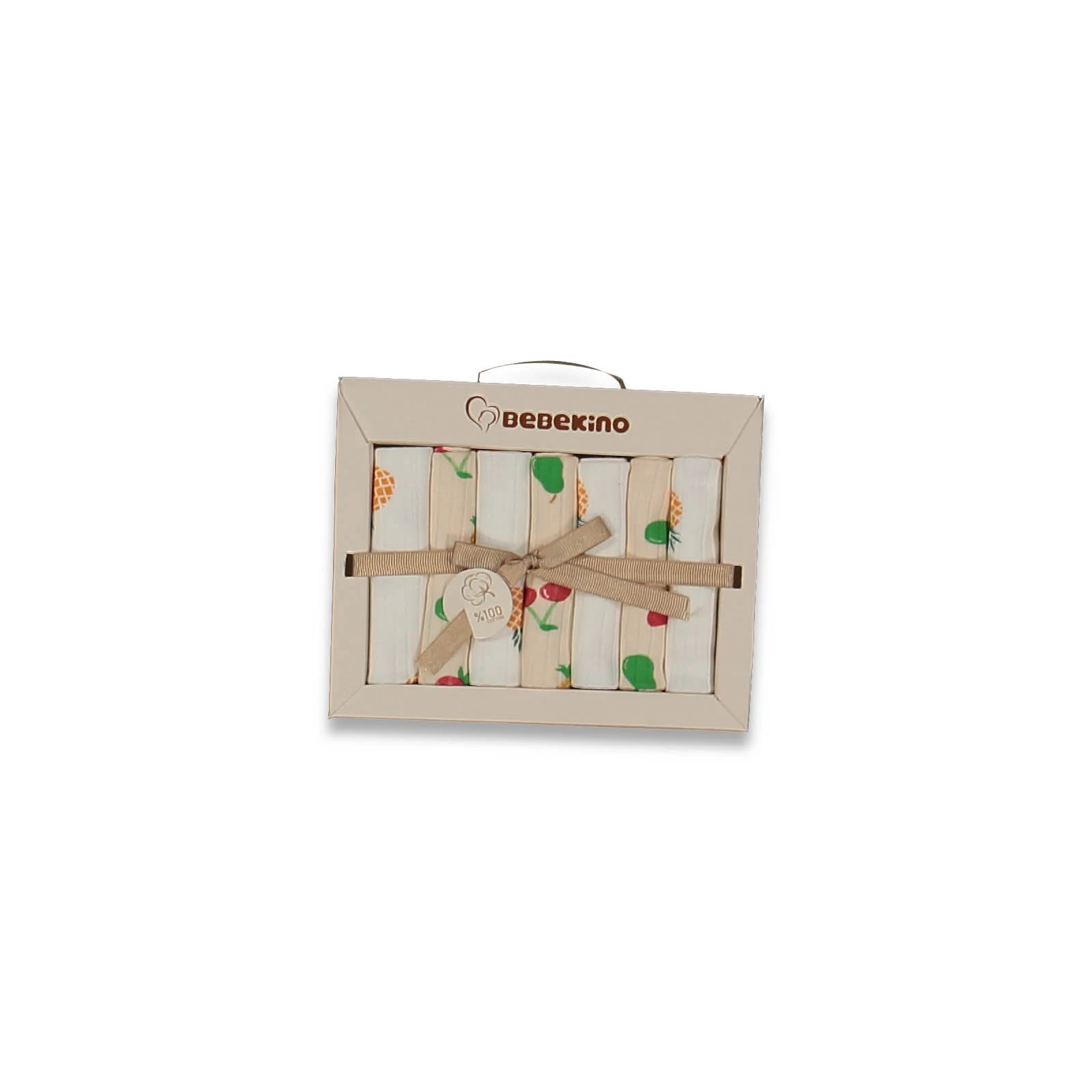 UNISEX 1/12 AY DESENLİ KUTULU MENDİL 7Lİ