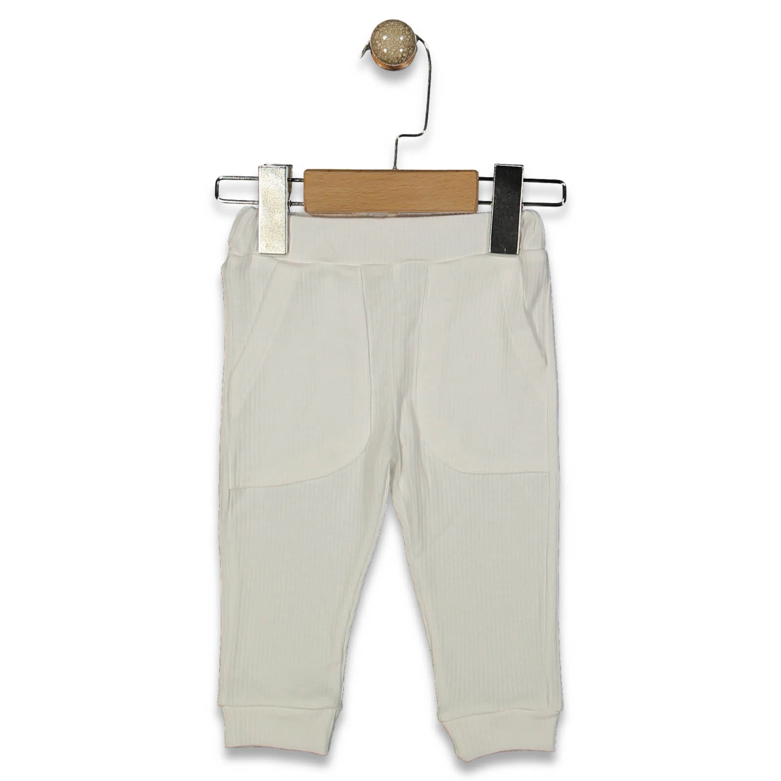 UNISEX 1/12 AY İNCE RAPOR ÜSTTEN CEPLİ PANTOLON
