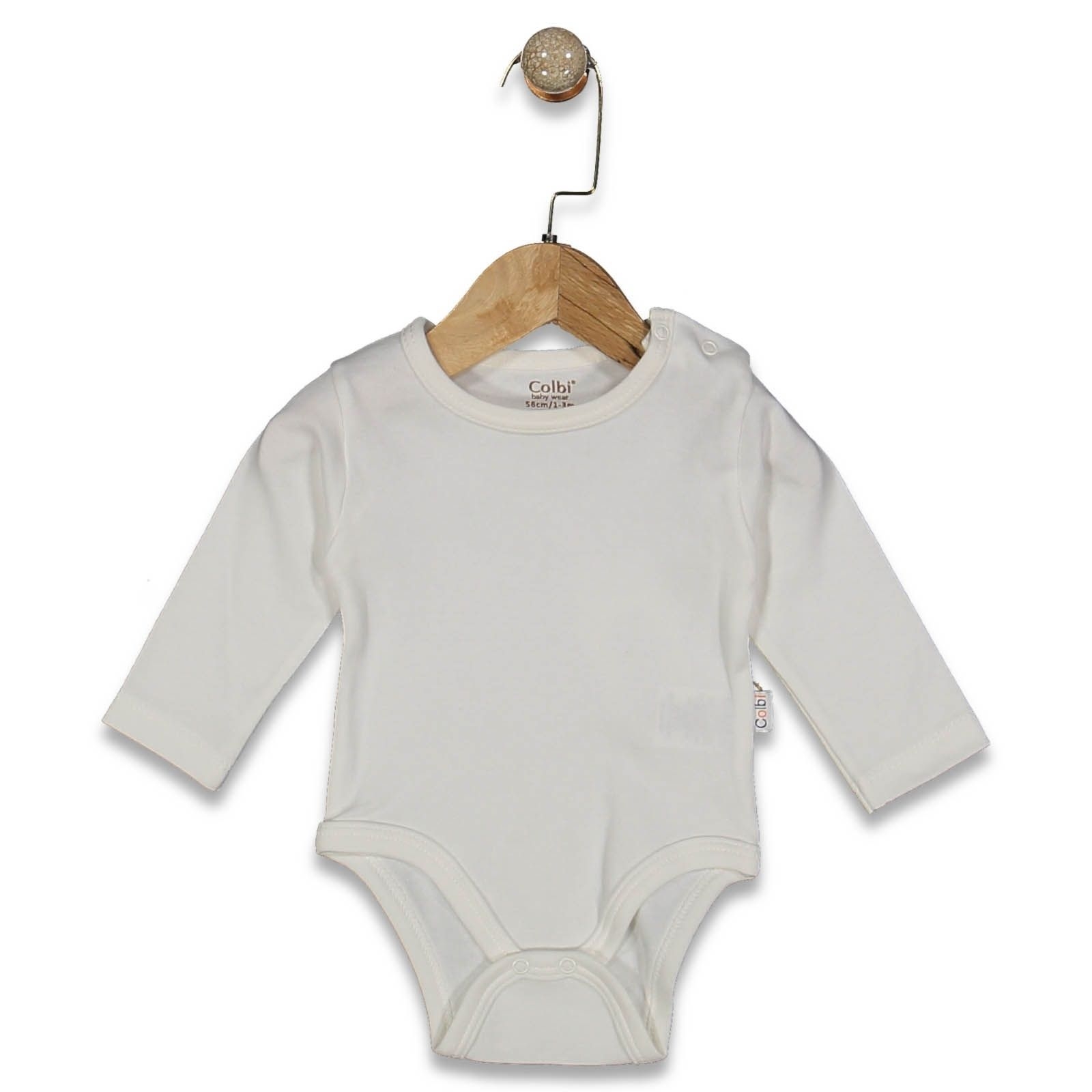 UNISEX 1/12 AY İNTERLOK UZUN KOL AY BADİ