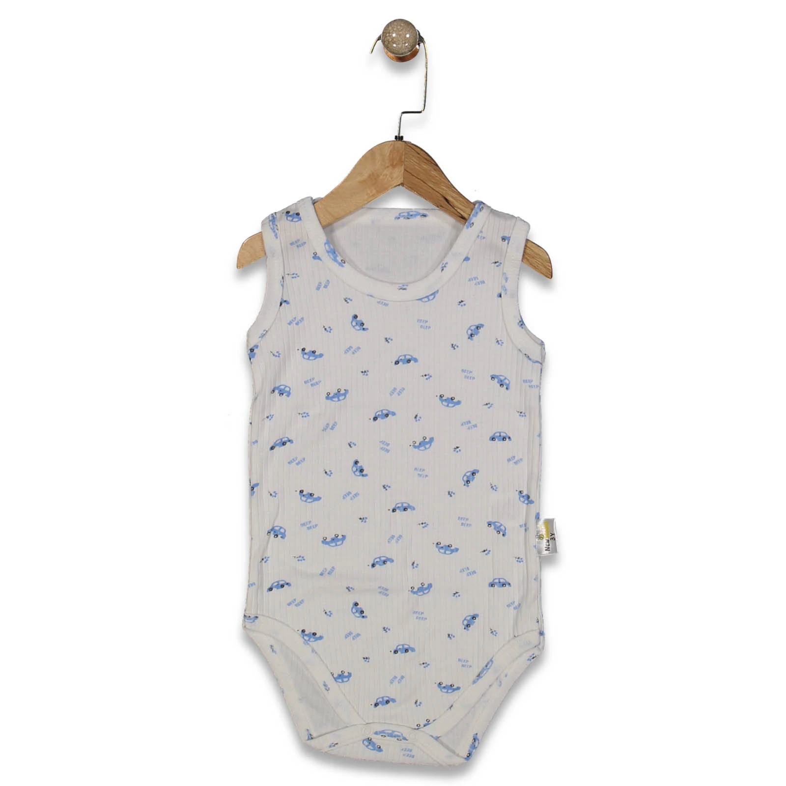UNISEX 12 Ay,18 Ay,24 Ay,3 Yaş ARABA DESENLİ ASKIL