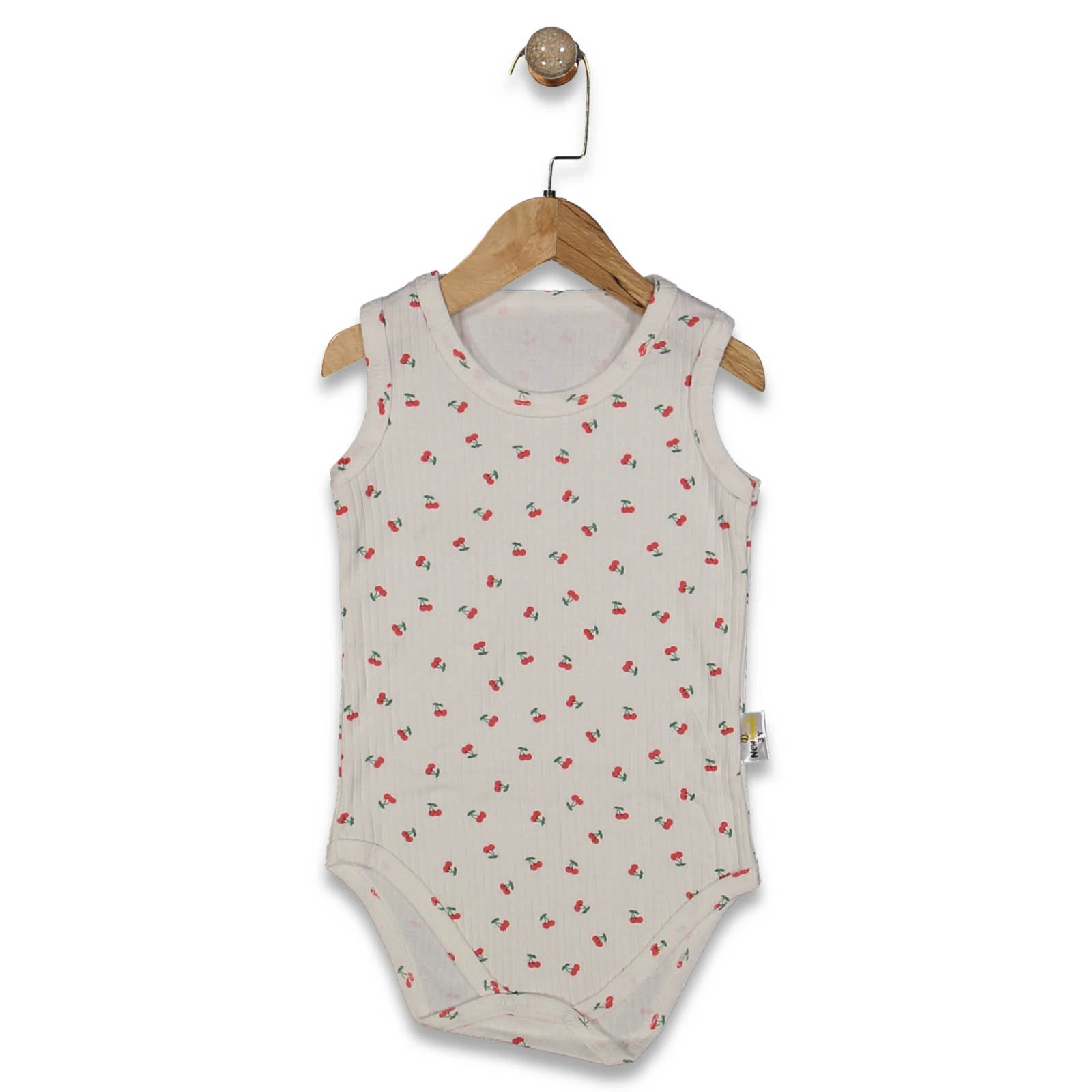 UNISEX 12 Ay,18 Ay,24 Ay,3 Yaş KİRAZ DESENLİ ASKIL
