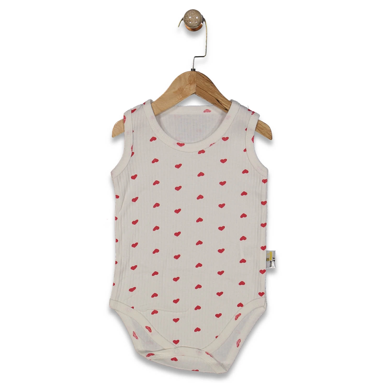 UNISEX 12 Ay,18 Ay,24 Ay,3 Yaş KÜÇÜK KALPLİ ASKILI