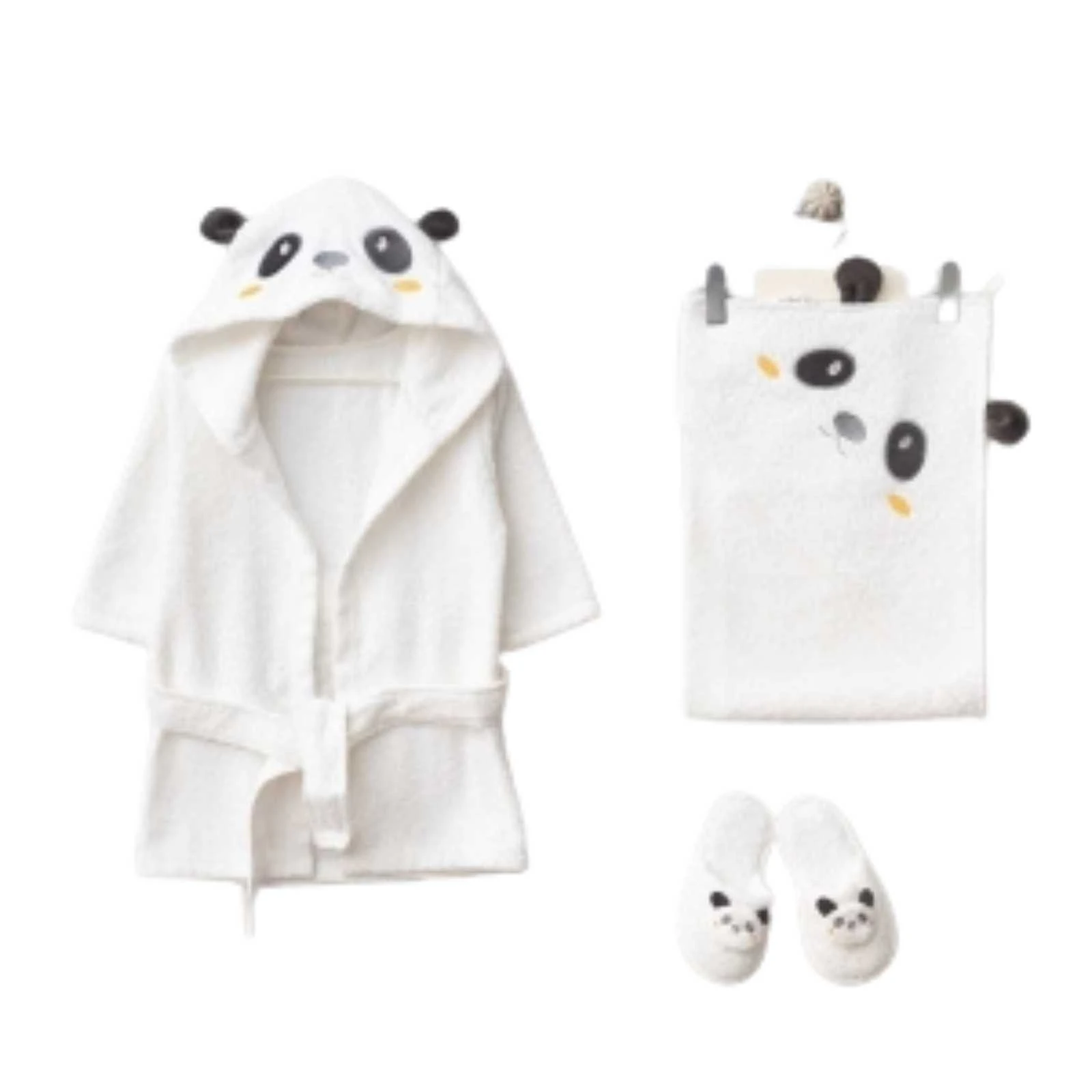 UNISEX 1/24 AY PANDA BORNOZ SETİ