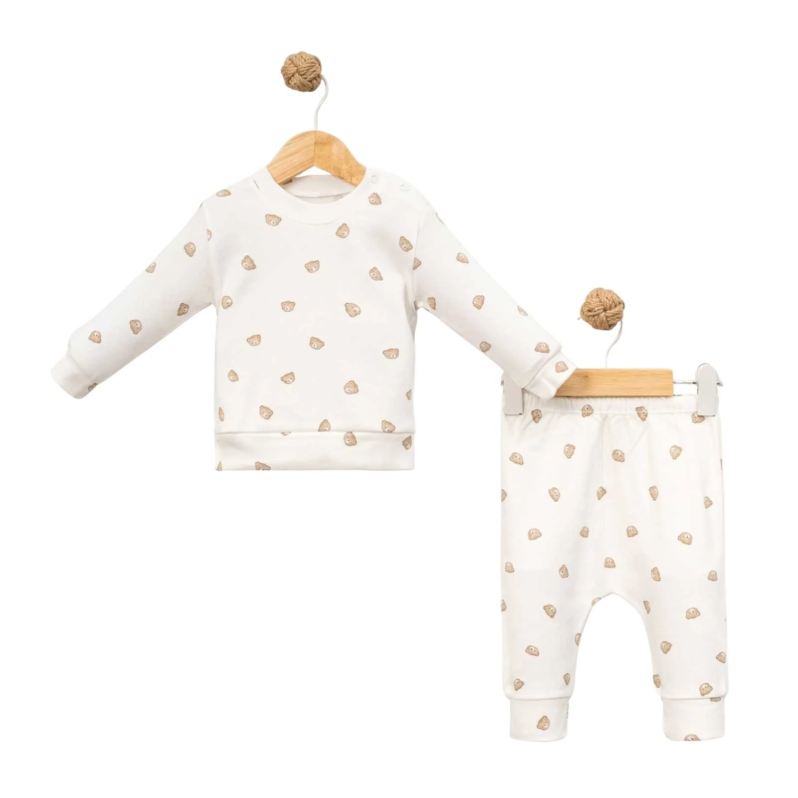 UNISEX 1/3 AY KÜÇÜK AYI DESENLİ TAKIM