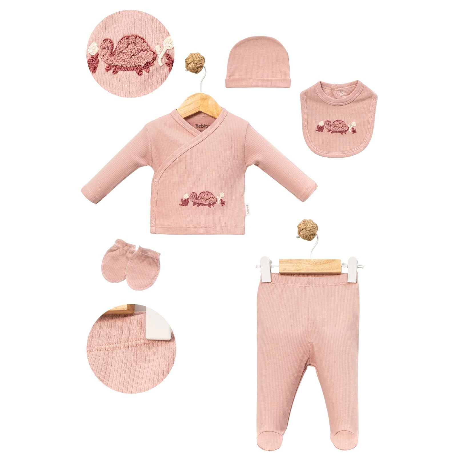 UNISEX 1/3 AY MİNİK KAPLUMBAĞA 5Lİ ZIBIN SETİ