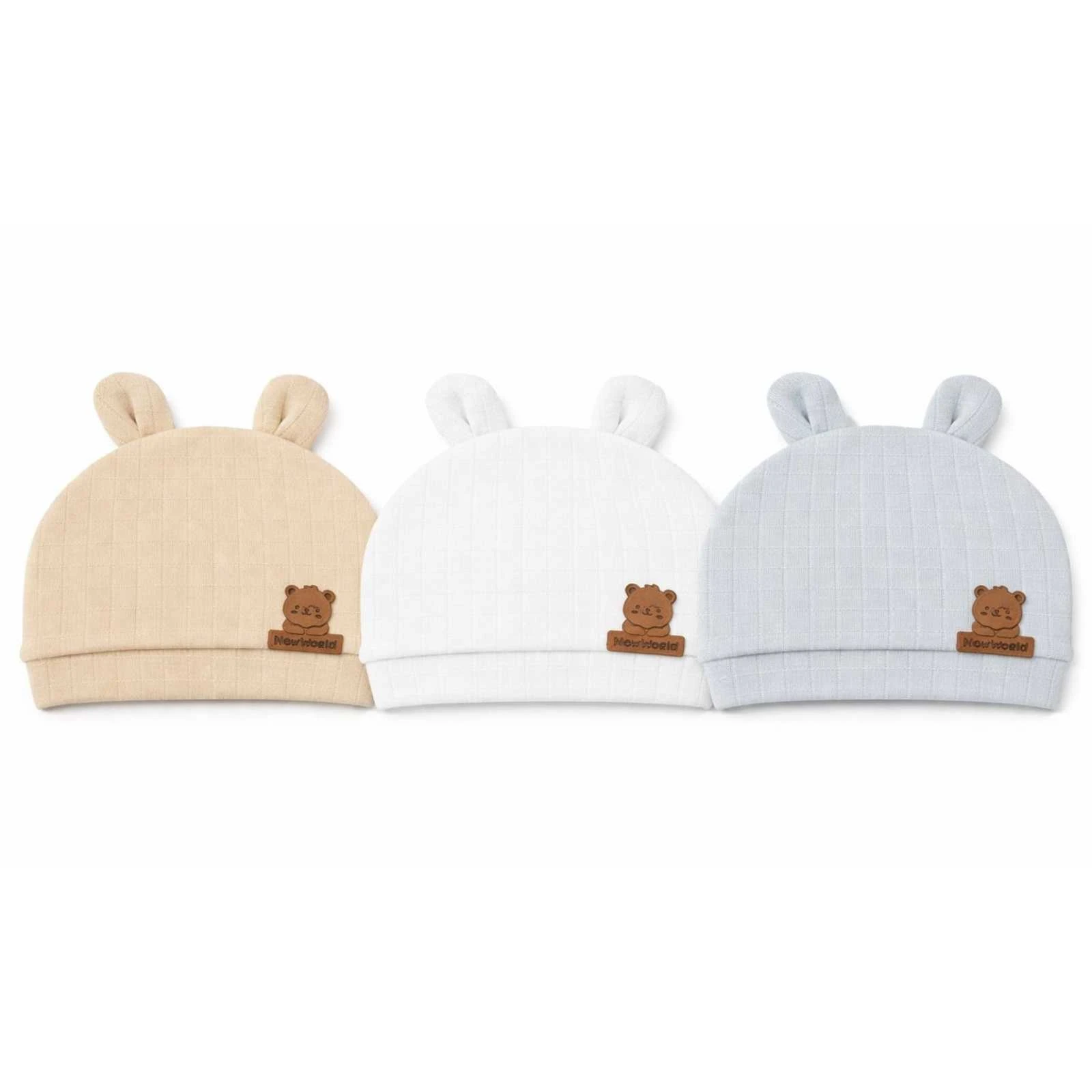 UNISEX 1/6 AY KULAKLI DERİ ETİKETLİ ŞAPKA
