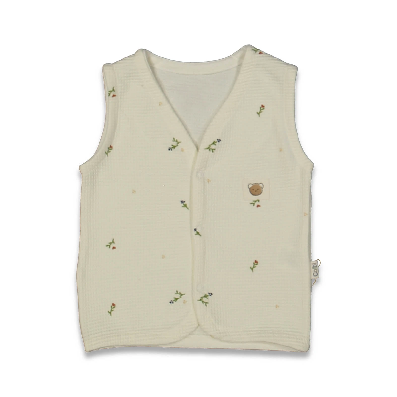 UNISEX 18 Ay,24 Ay,3 Yaş WAFİL ÇITIR DESEN YELEK