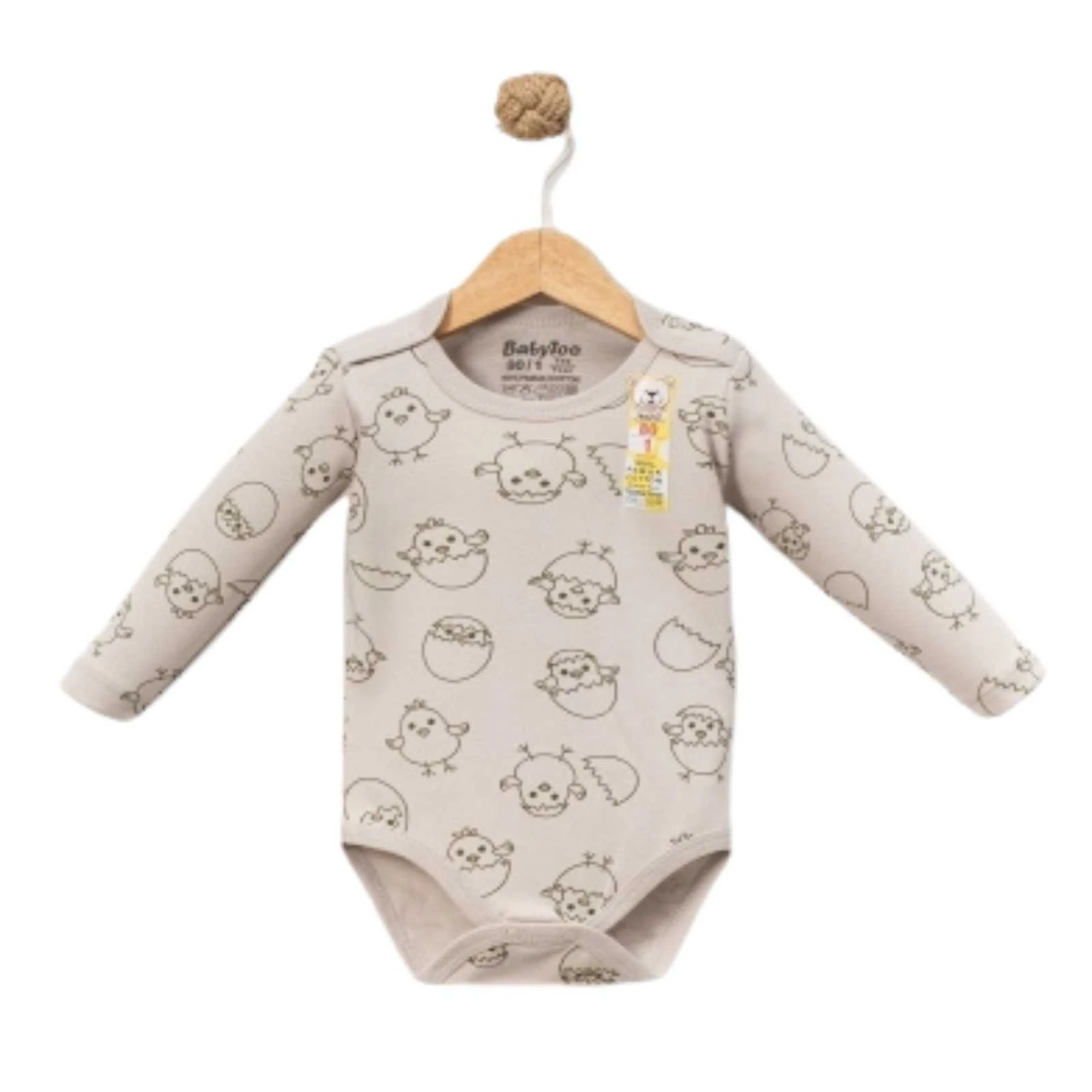 UNISEX 1/9 AY YENİ CİVCİV DESENLİ KUCUK UZUNKOL BA