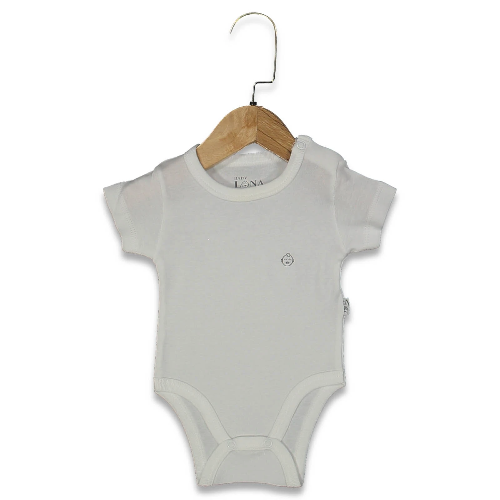 UNISEX 3/18 AY ÜSTTEN ÇITLI YARIM KOL BADY 