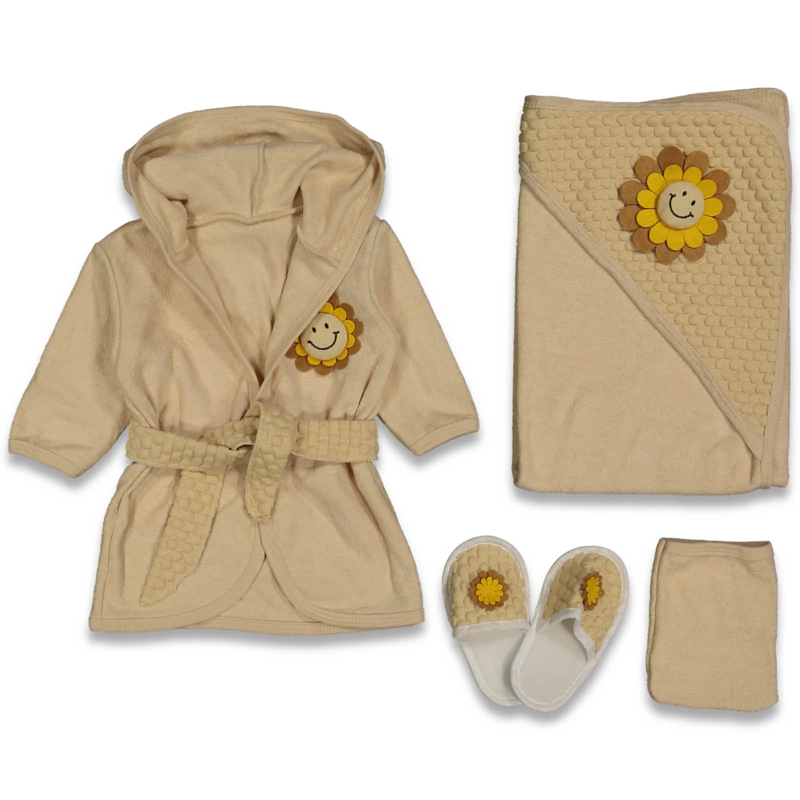 UNISEX 3/3 AY PAPATYALI ORGANİK BORNOZ