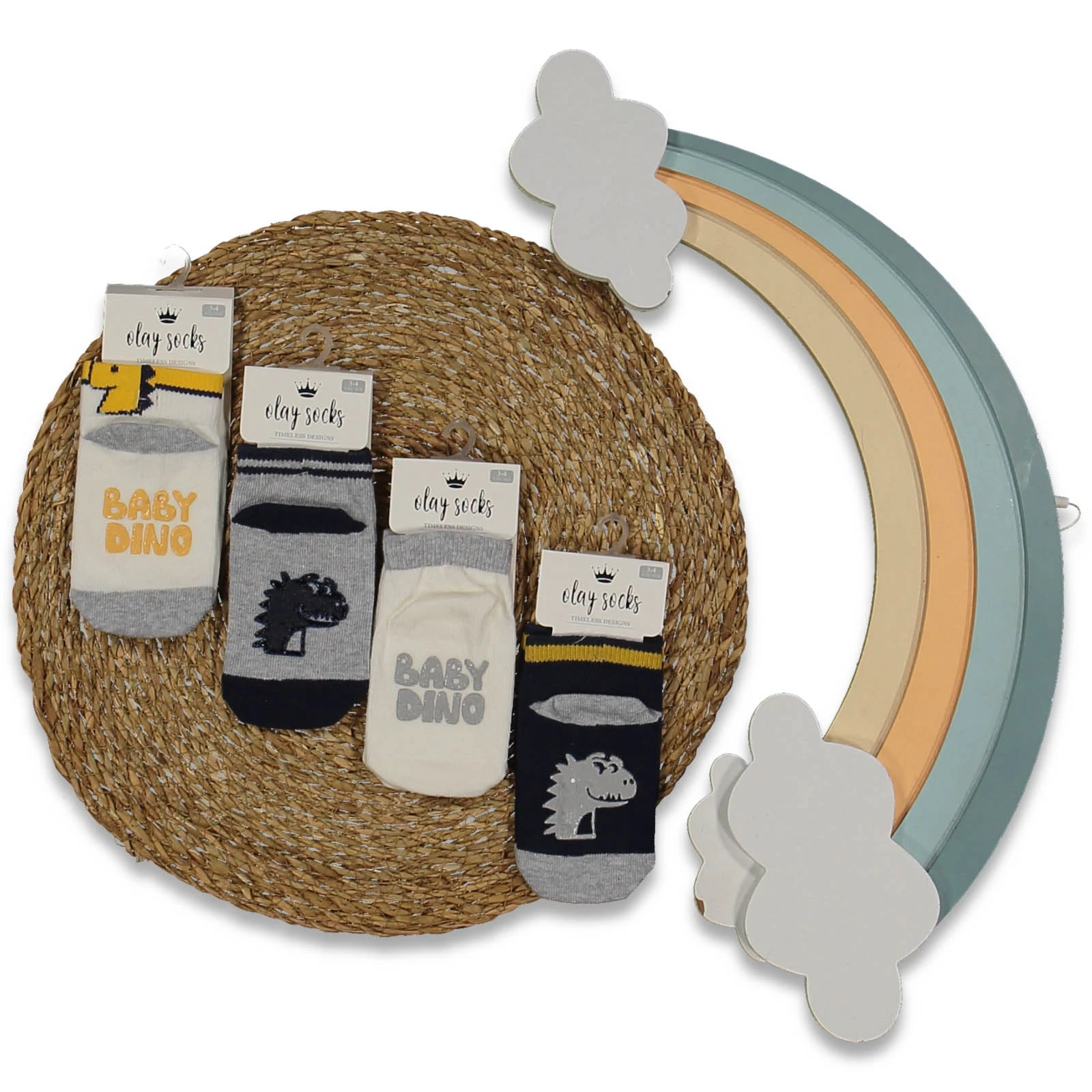 UNISEX 5/6 YAŞ KAYMAZ TABANLI BEBEK PATİK ÇORAP