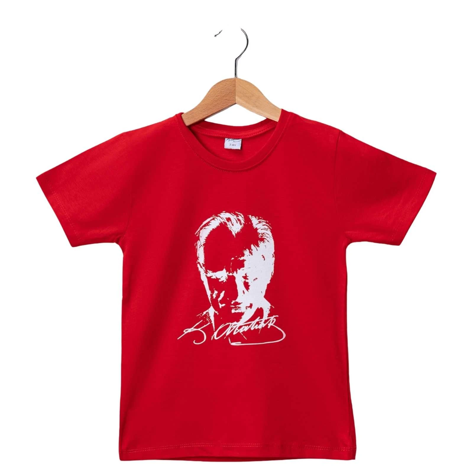 UNISEX 5/8 YAŞ KIRMIZI  ATA  TİŞÖRT