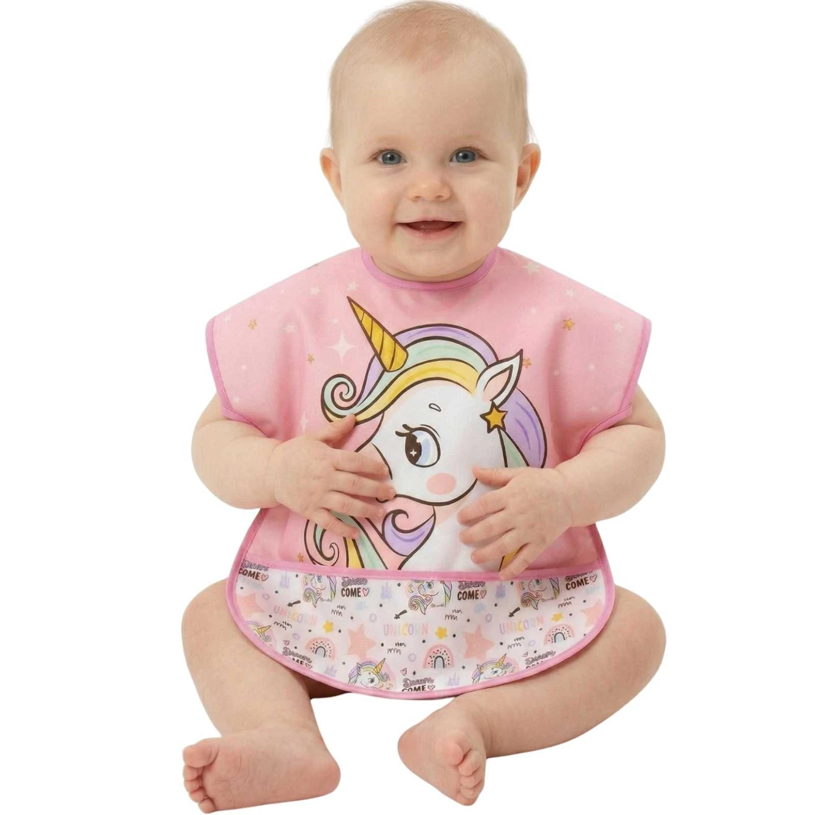 UNISEX 6/24 AY SEVİMLİ AT DESEN KISA KOLLU BAĞLAMA