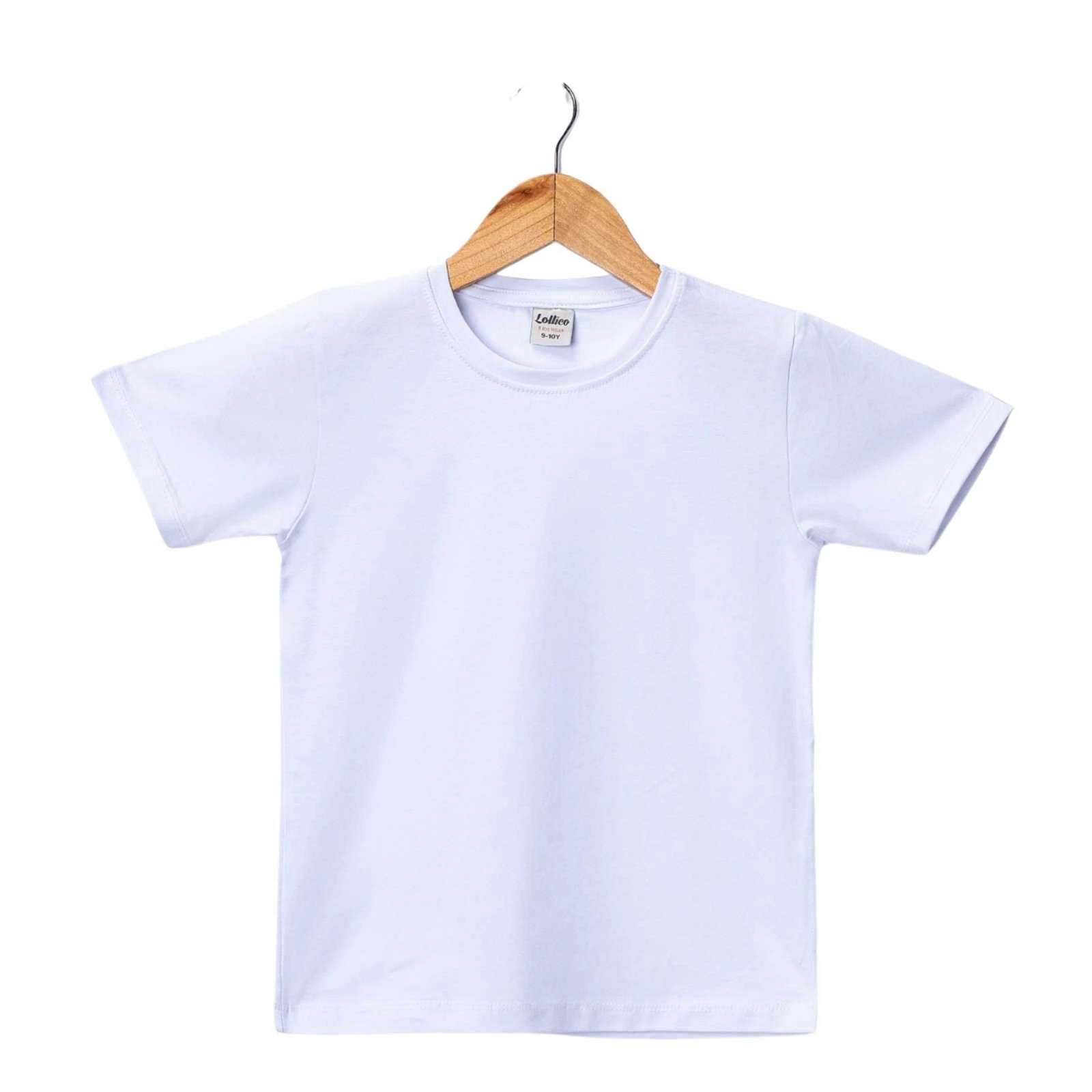 UNISEX 9/12 YAŞ UNİSEX   BEYAZ   KISA KOL DÜZ BADİ