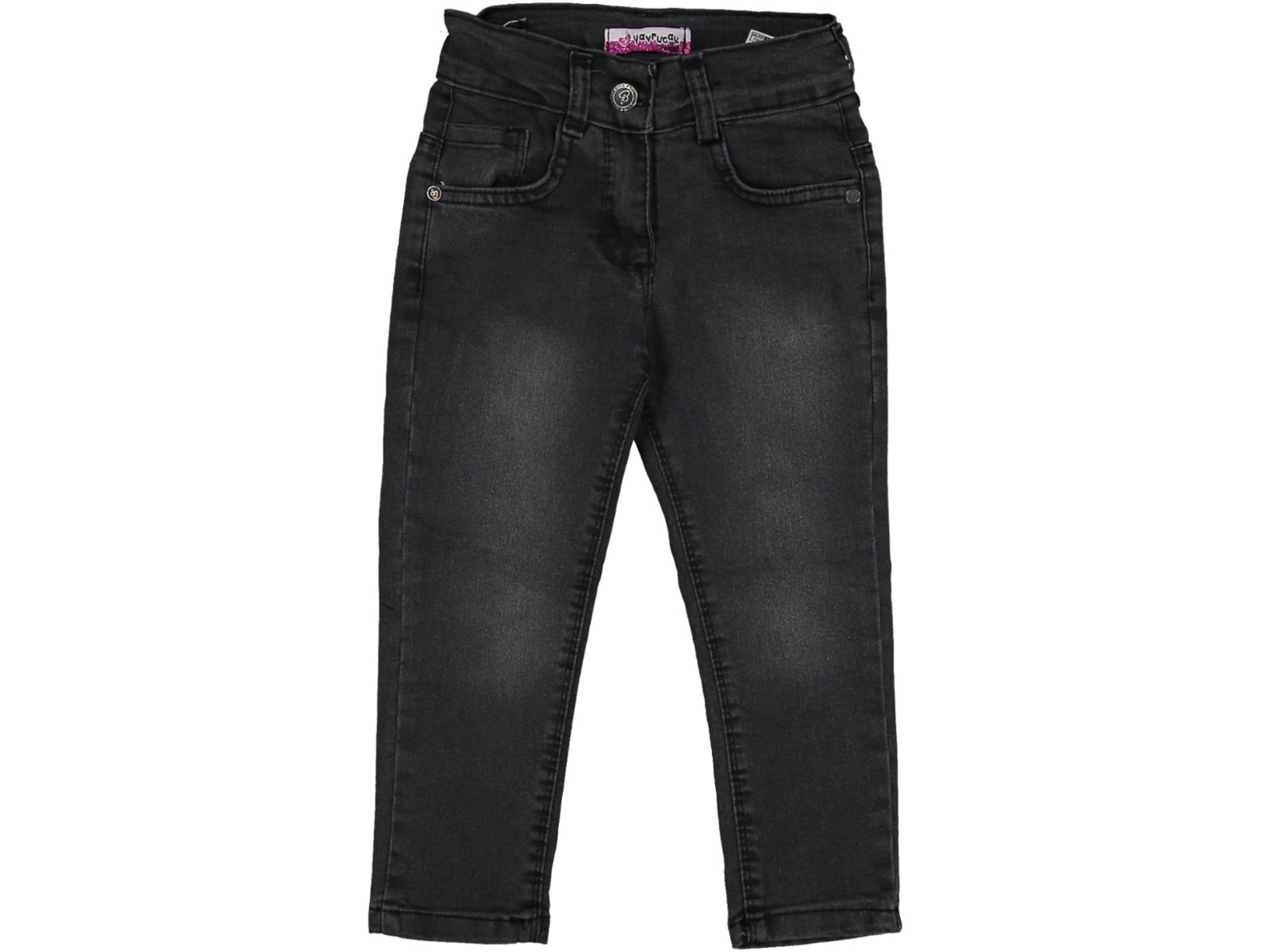 KIZ 3/7 YAŞ KLASİK FÜME KOT PANTOLON
