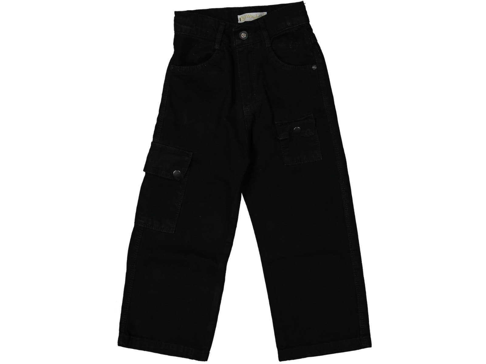 KIZ 6/10 YAŞ KARGO CEP ÇITÇITLI KOT PANTOLON