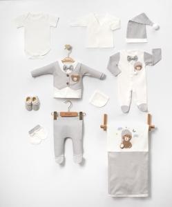 ERKEK 1/1 AY UYKUCU AYI 10LU ZIBIN SET